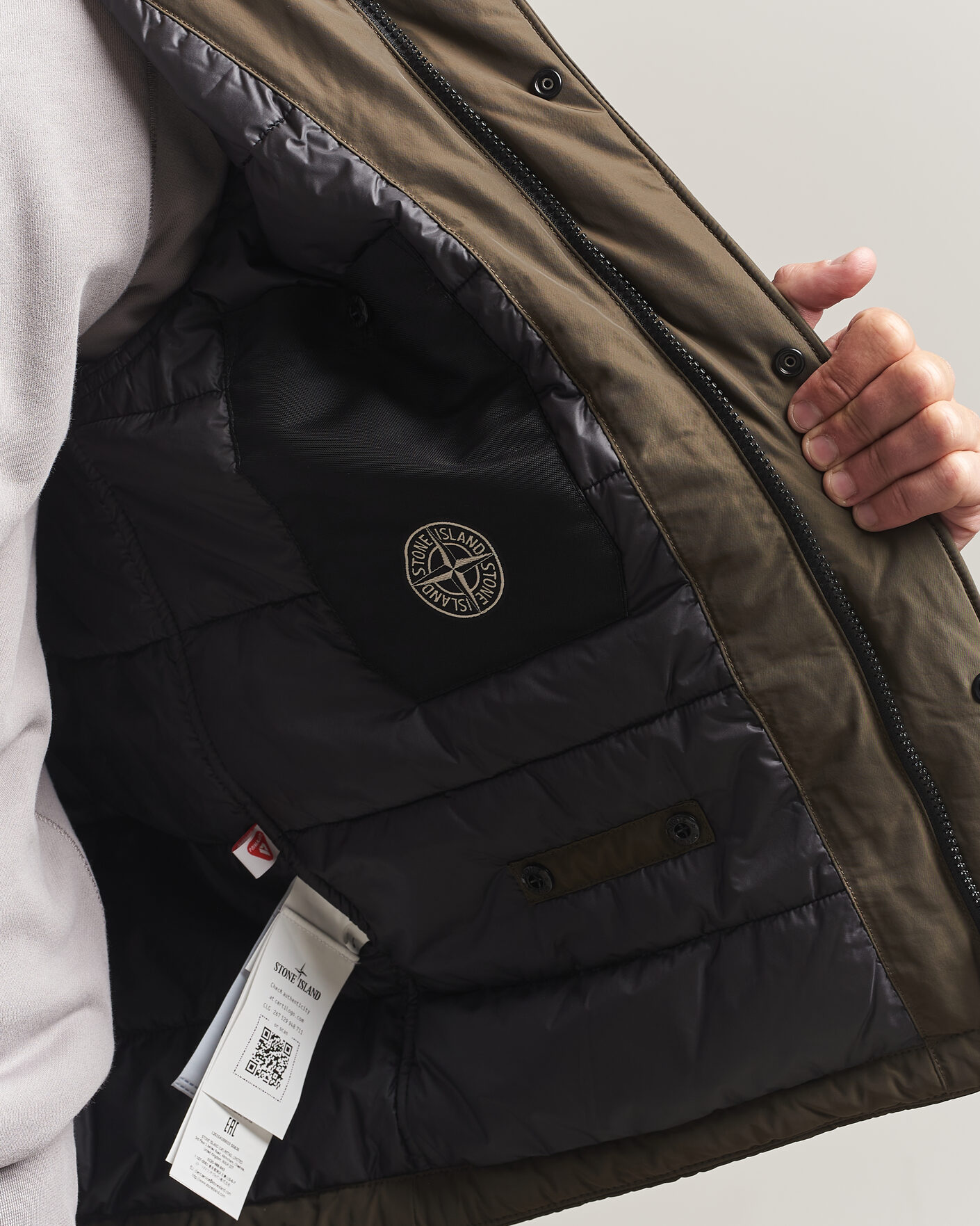 Heren | Jassen | Stone Island | Micro Twill Hood Jacket Coal Grey