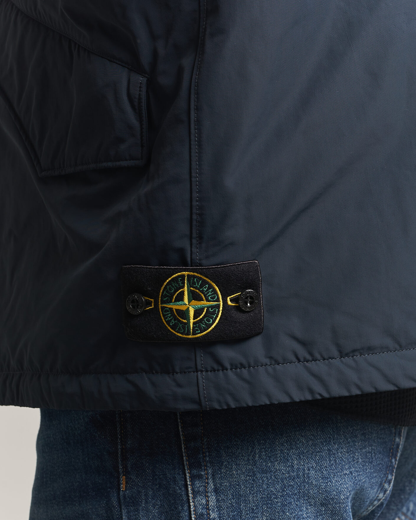 Heren | Gilets | Stone Island | Micro Twill Padded Vest Navy Blue