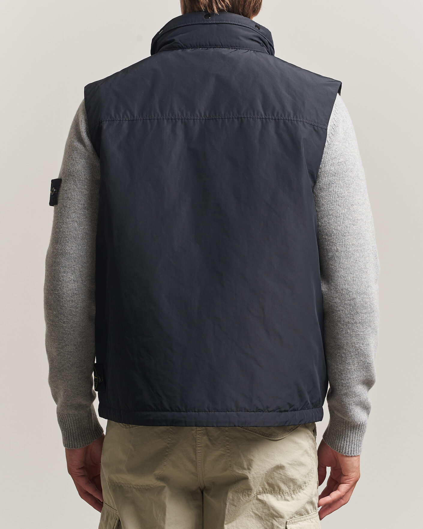 Heren | Gilets | Stone Island | Micro Twill Padded Vest Black