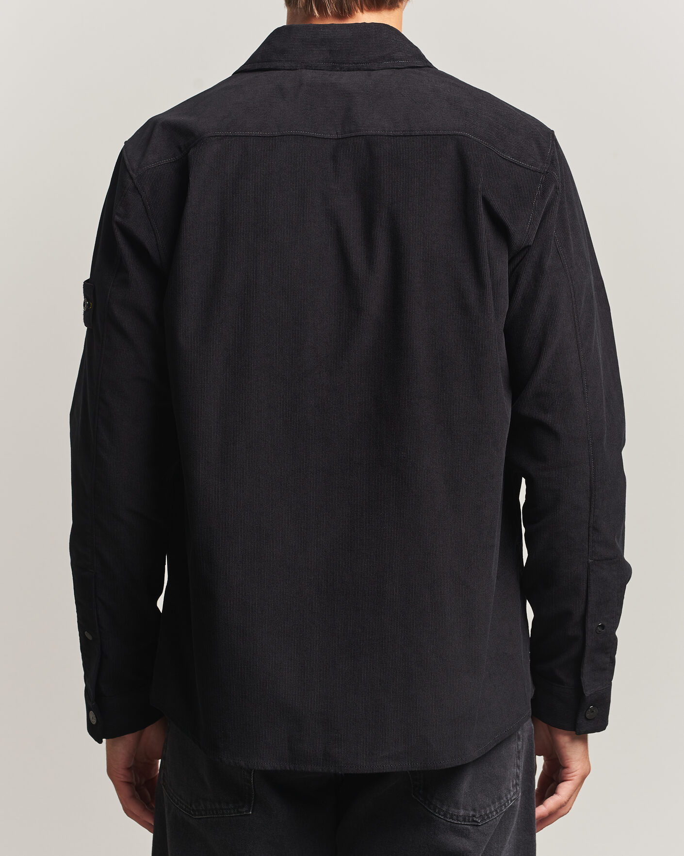Heren | Overhemden | Stone Island | Micro Cord Overshirt Black