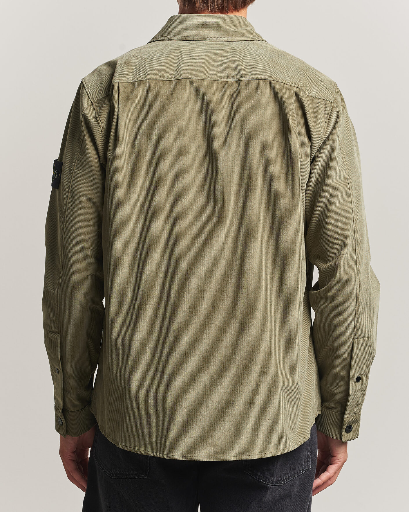 Heren | Overhemden | Stone Island | Micro Cord Overshirt Miltary Green