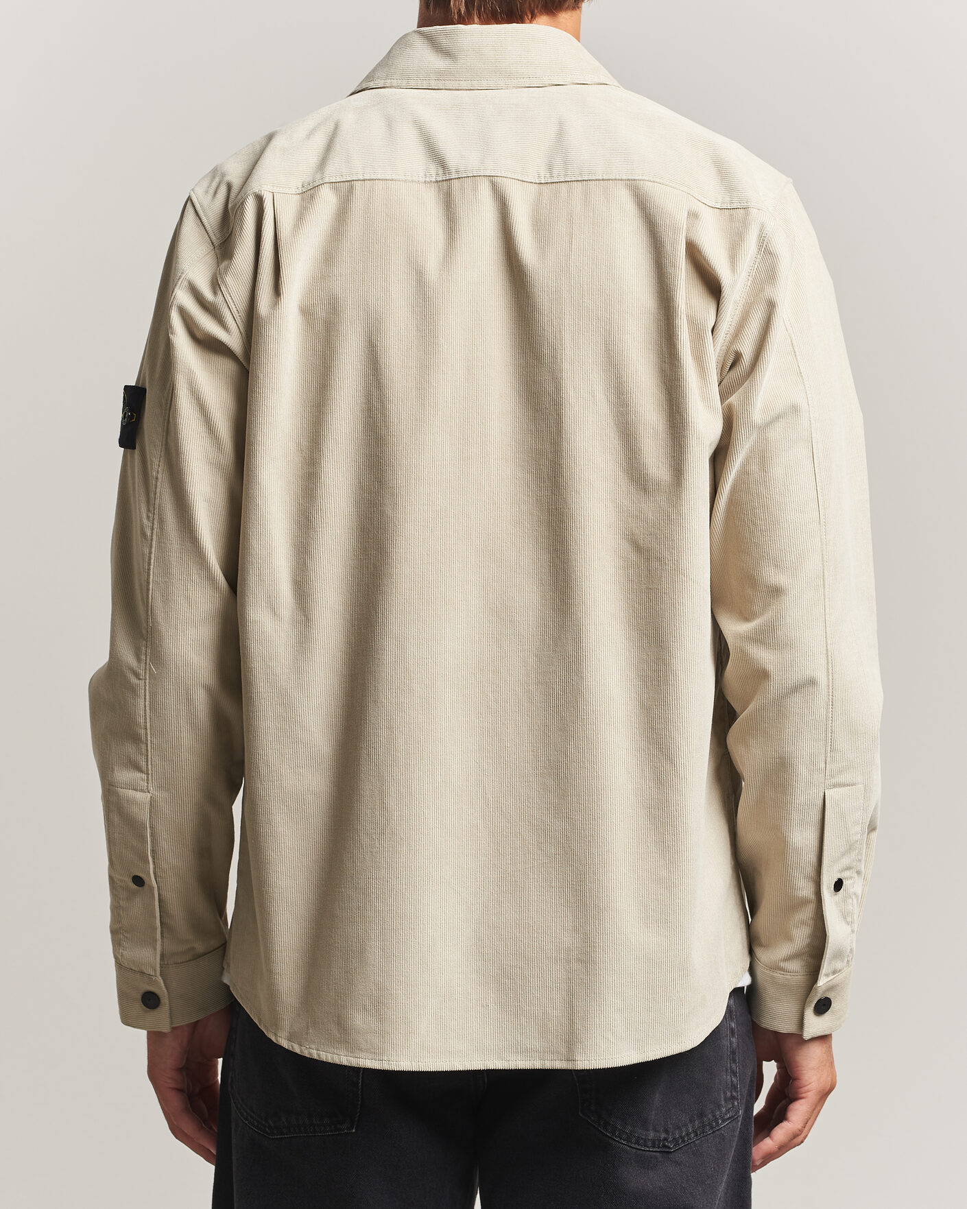 Heren | Overhemden | Stone Island | Micro Cord Overshirt Sand