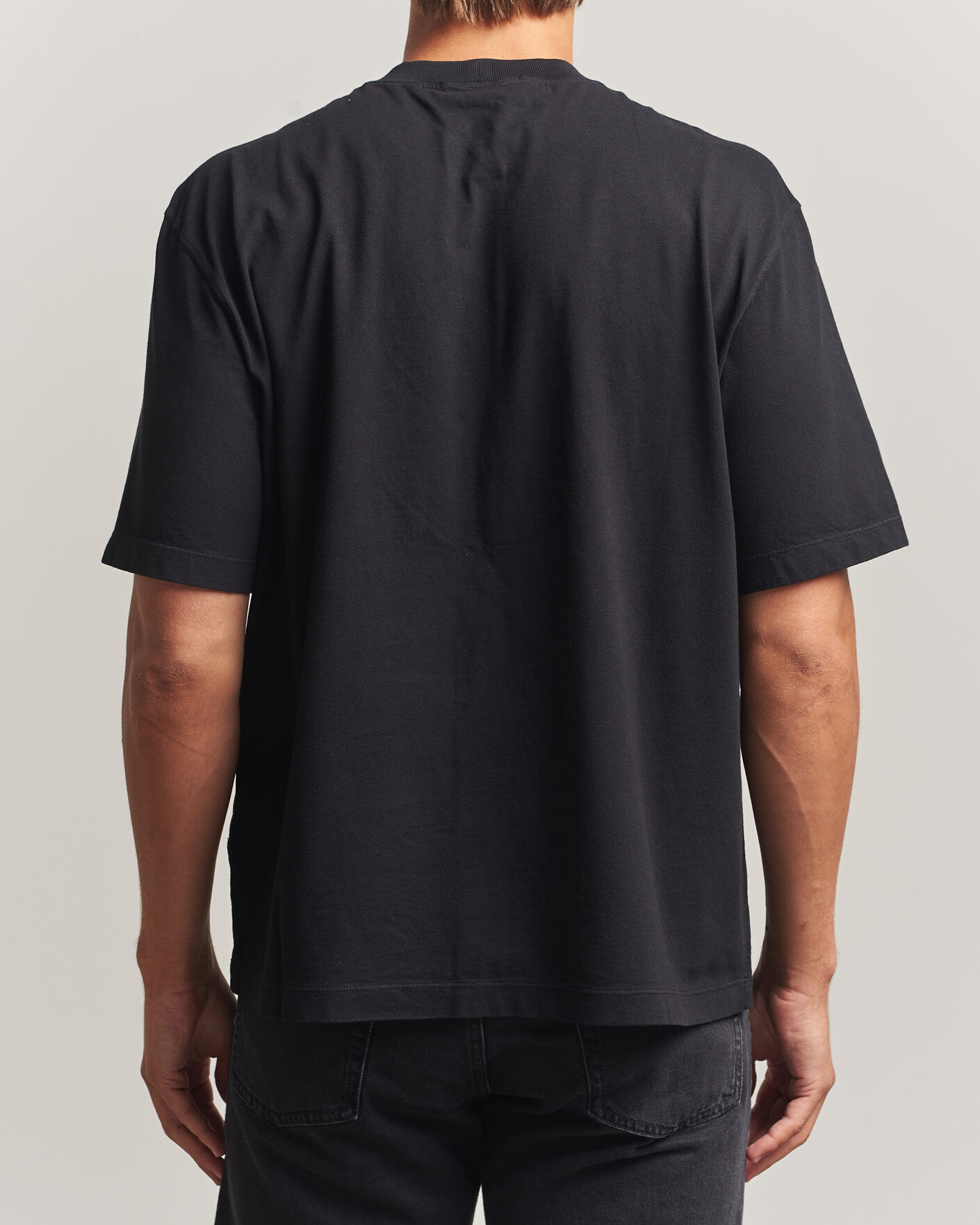 Heren | T-shirts | Stone Island | Combed Organic Cotton T-Shirt Black