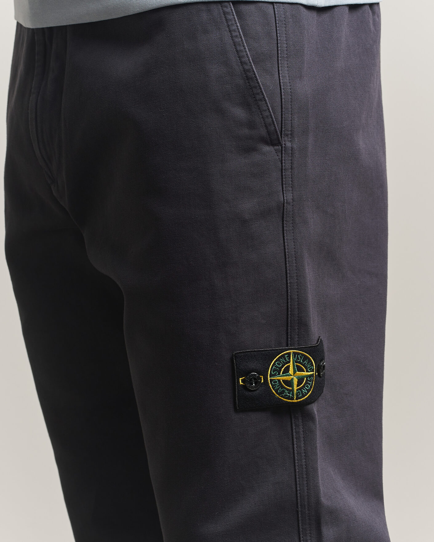 Heren | Broeken | Stone Island | Dense Cotton Twill Pants Blue Navy