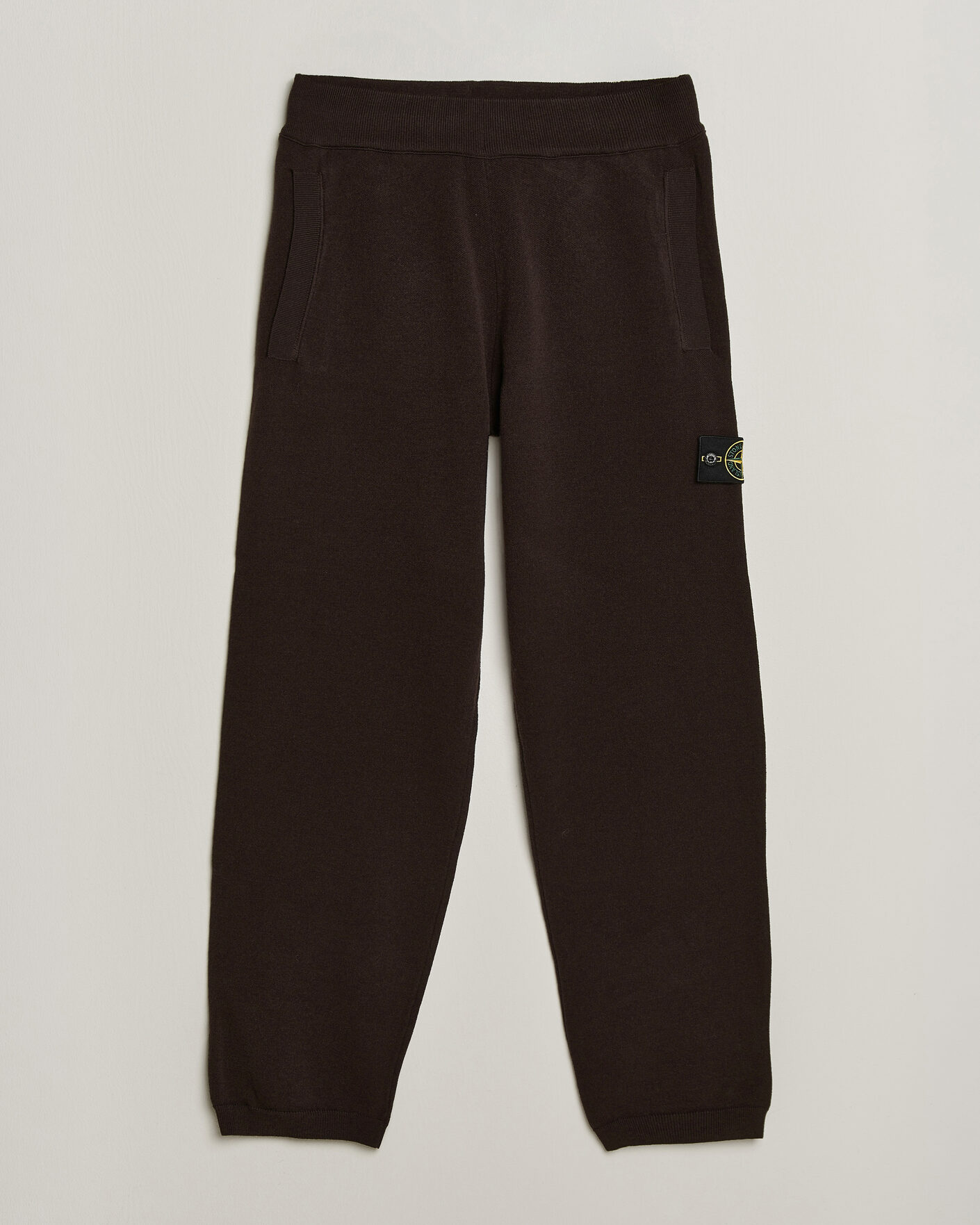 Heren | Broeken | Stone Island | Plush Stitch Stretch Wool Pants Coal Grey