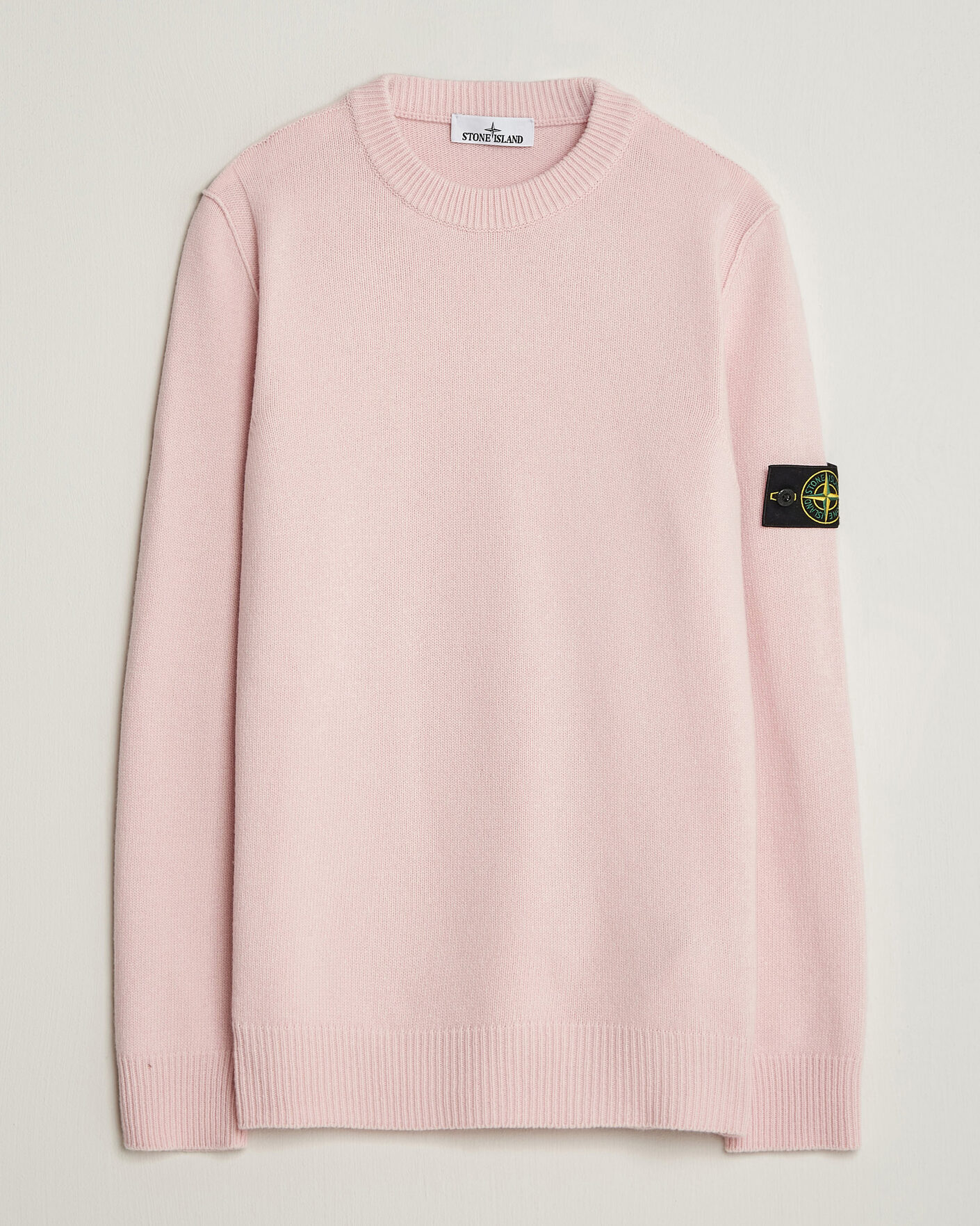Heren | Truien | Stone Island | Knitted Lambswool Crew Neck Antique Rose