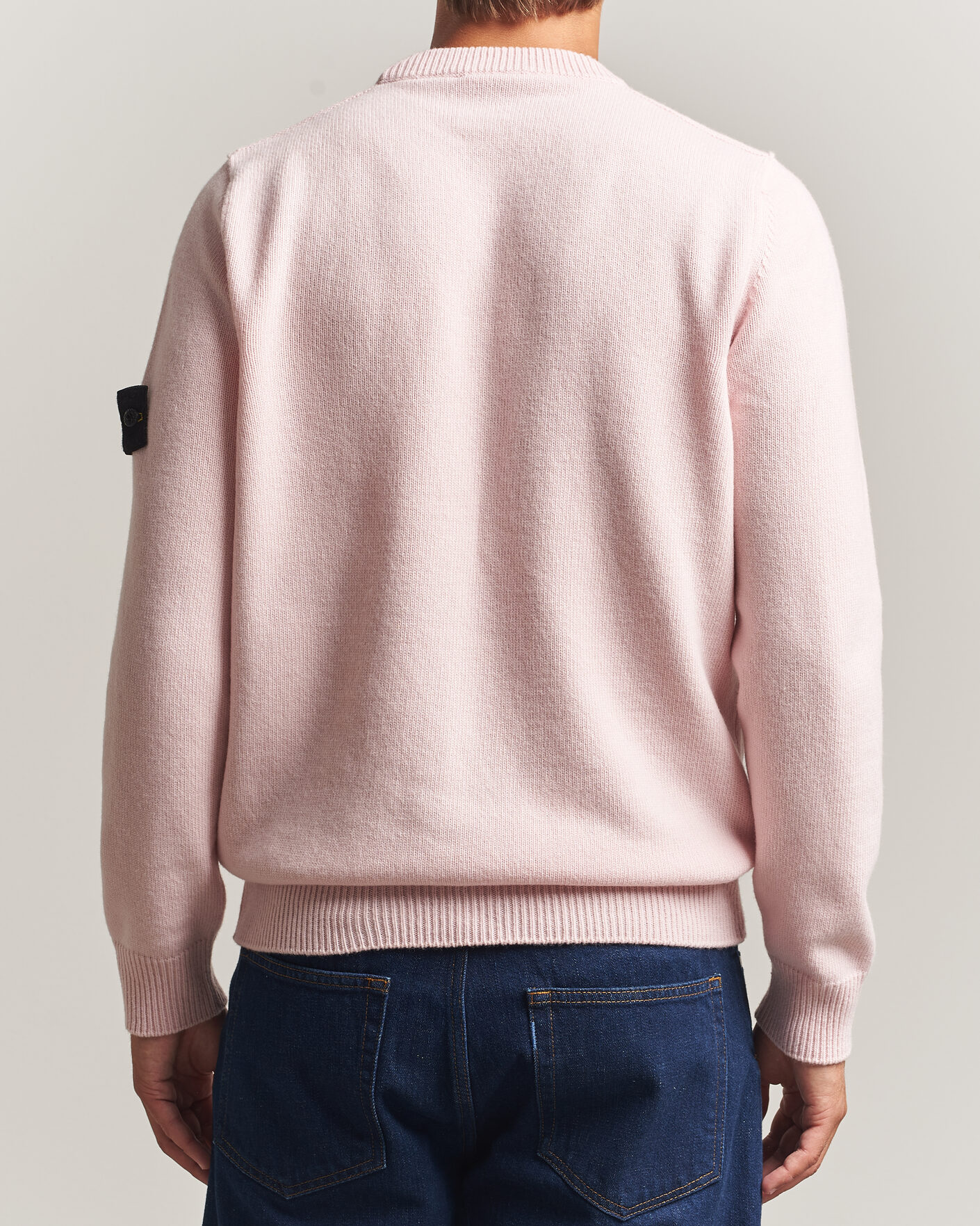 Heren | Truien | Stone Island | Knitted Lambswool Crew Neck Antique Rose