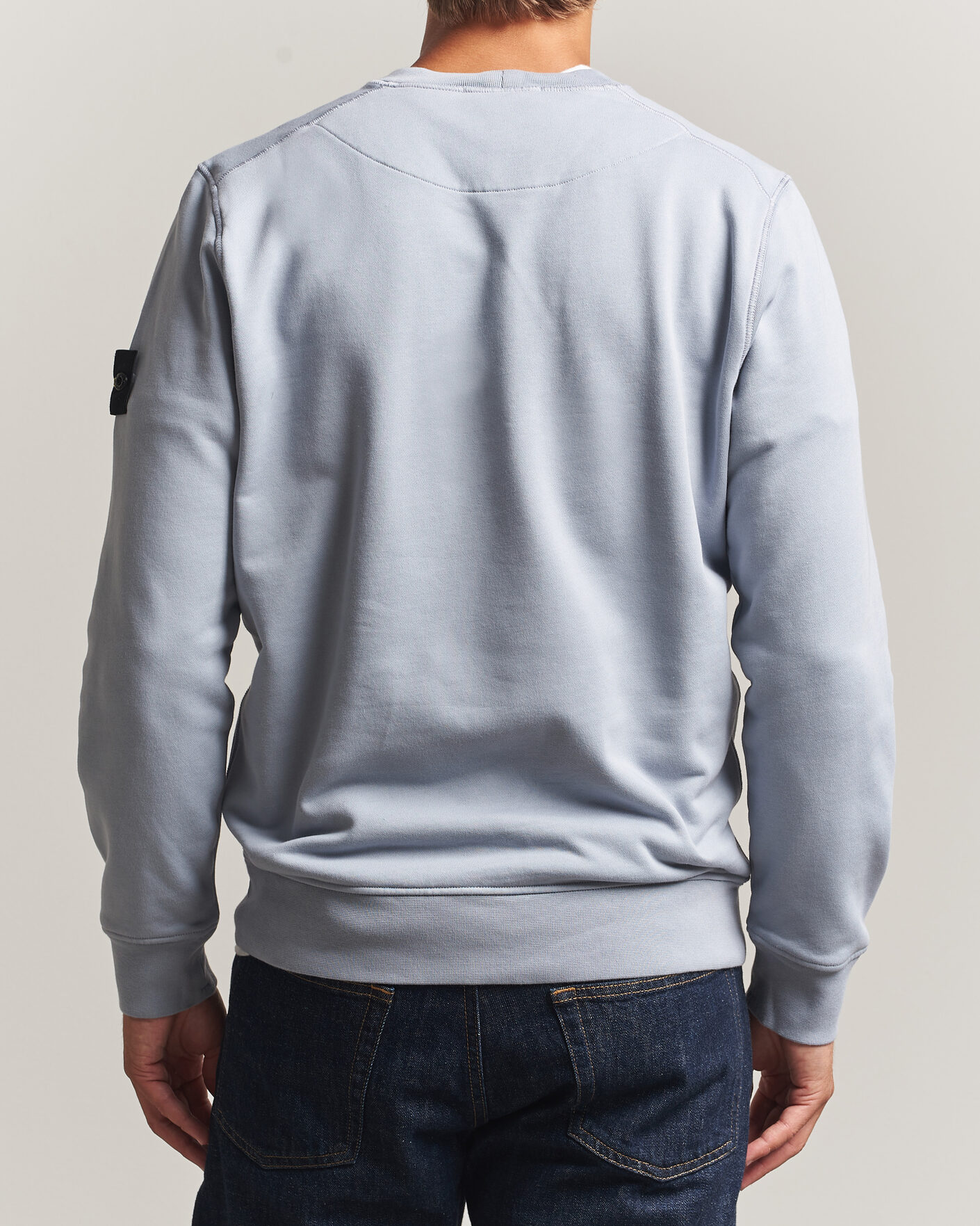 Heren | Truien | Stone Island | Garment Dyed Fleece Sweatshirt Ash Grey