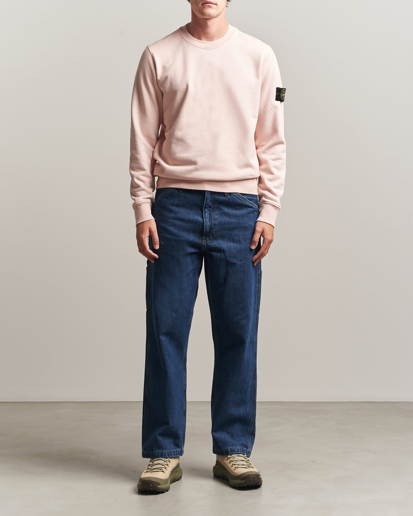 Heren | Truien | Stone Island | Garment Dyed Fleece Sweatshirt Antique Rose