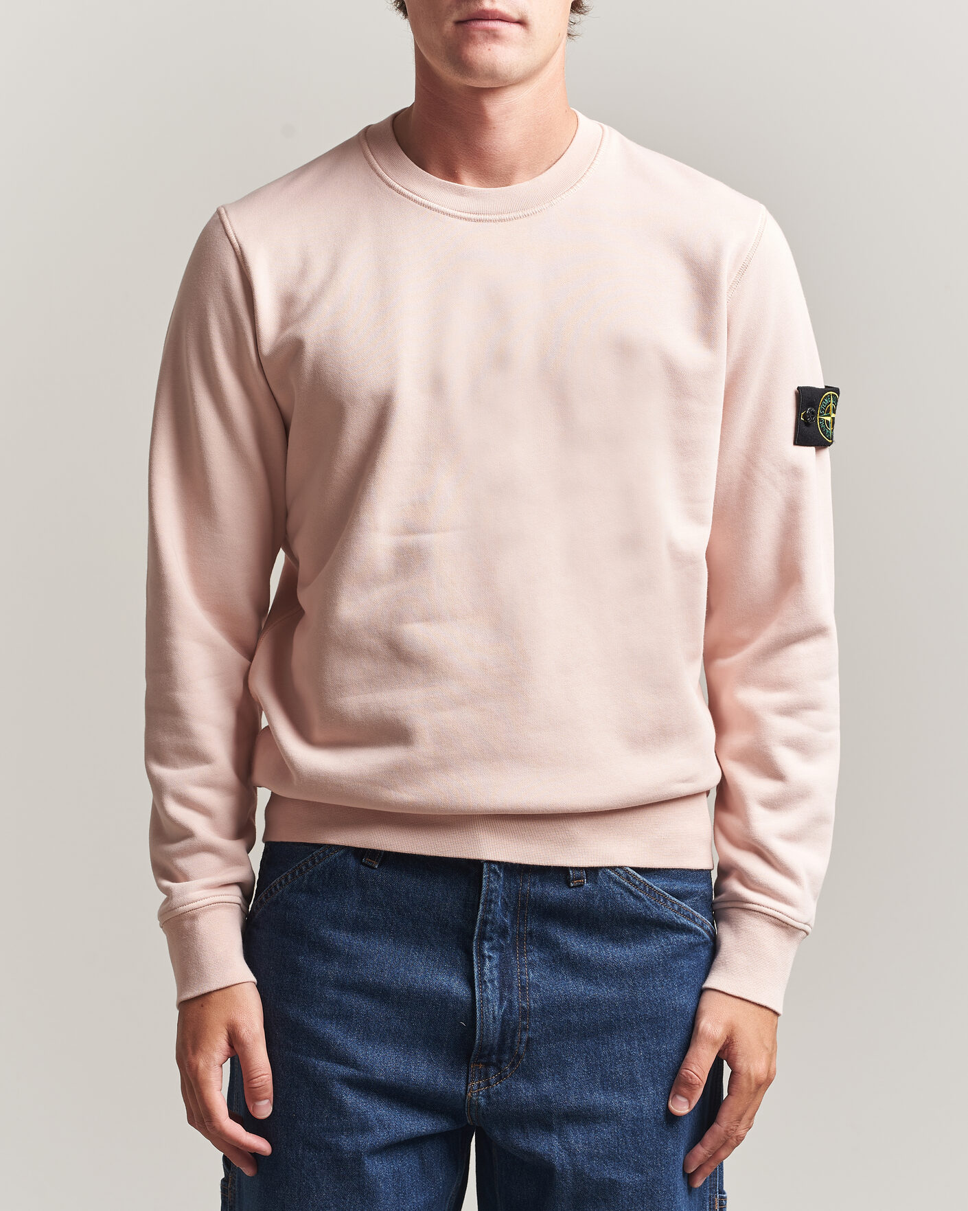 Heren | Truien | Stone Island | Garment Dyed Fleece Sweatshirt Antique Rose