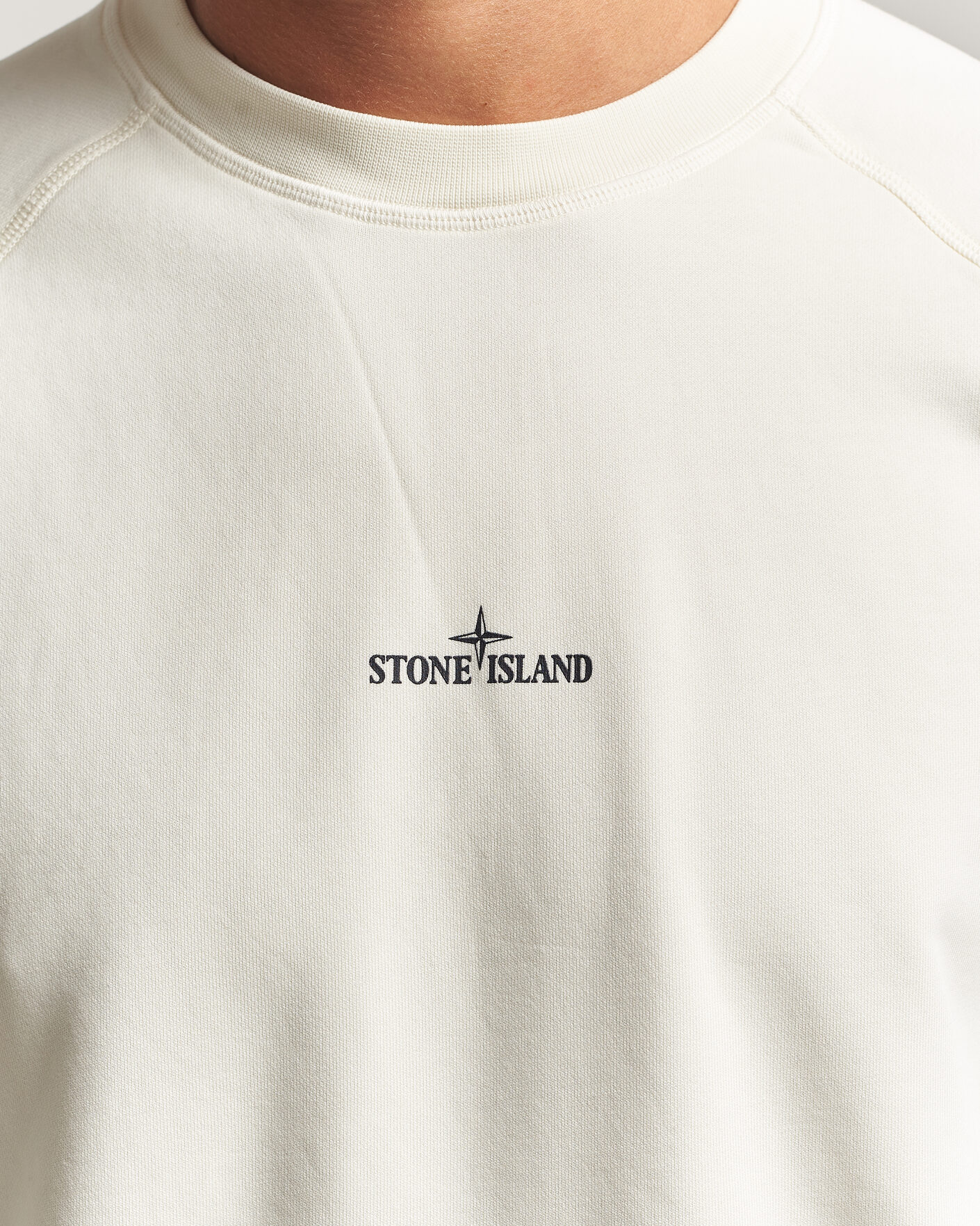 Heren | Truien | Stone Island | Garment Dyed Fleece Desert Print Sweatshirt Ivory
