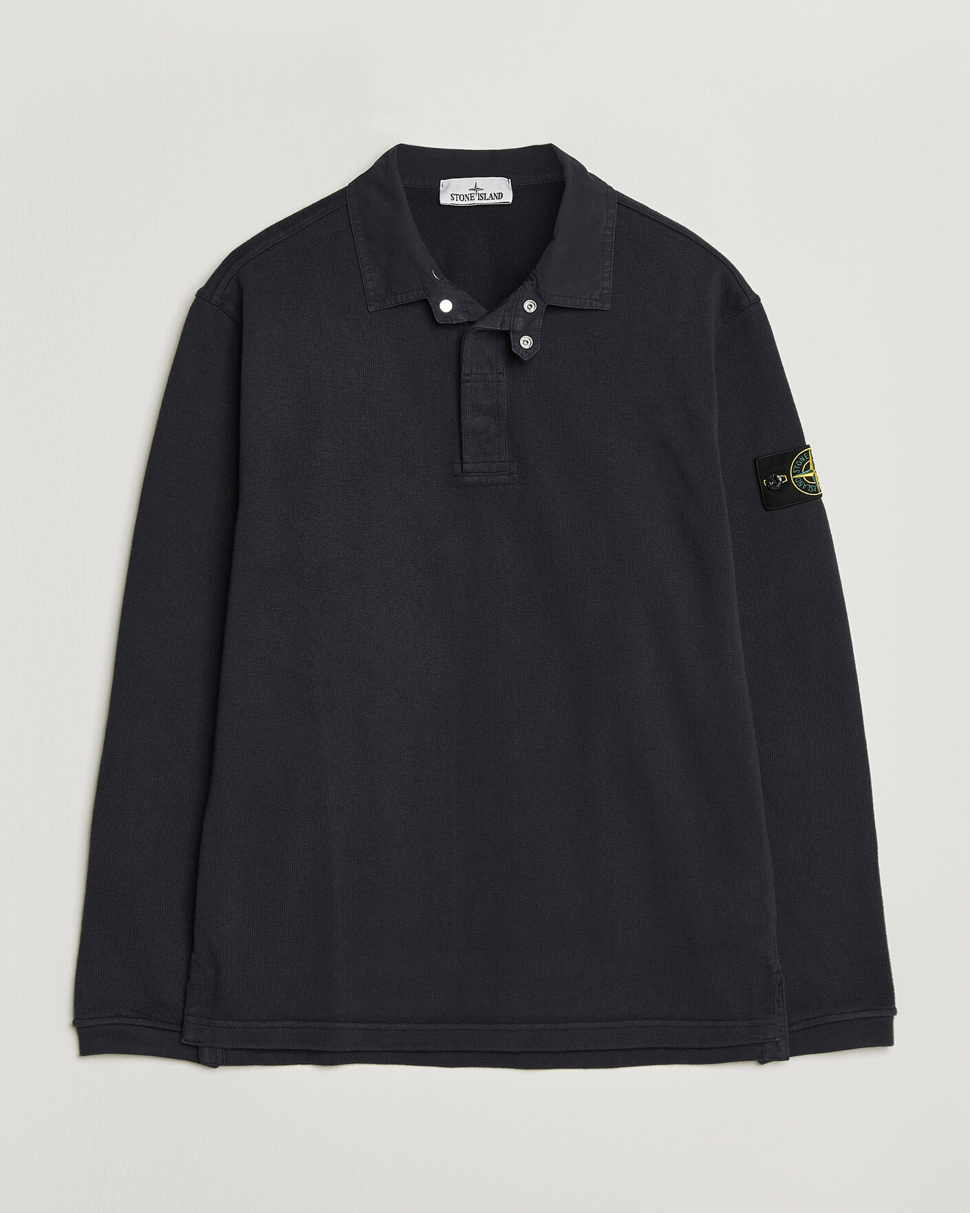 Heren | Truien | Stone Island | Heavy Cotton Jersey Polo Blue Navy