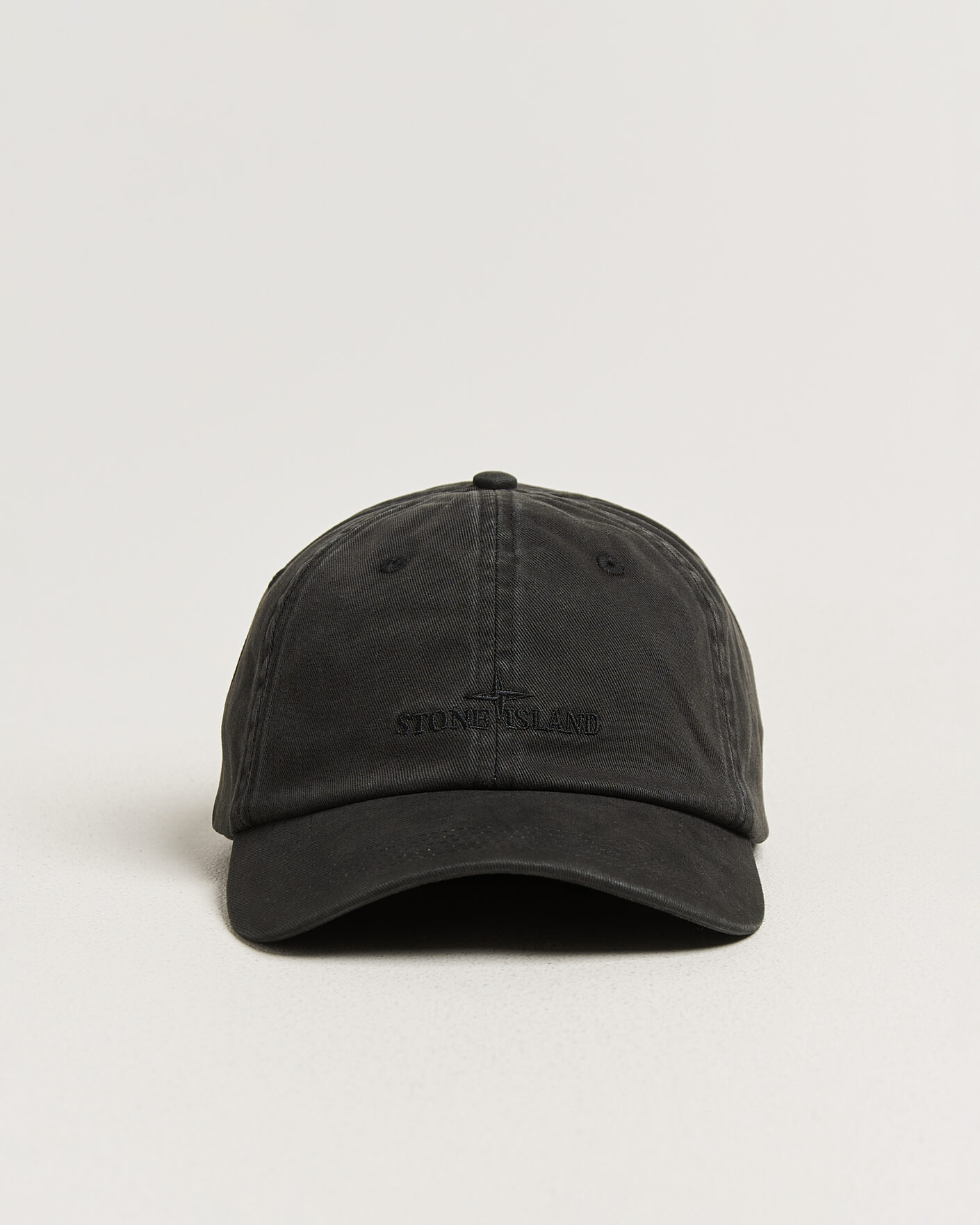 Heren | Hoeden en petten | Stone Island | Brushed Cotton Gabardine Cap Black