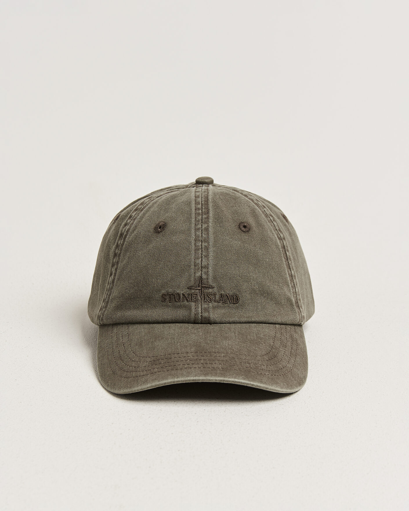 Heren | Hoeden en petten | Stone Island | Brushed Cotton Gabardine Cap Military Green