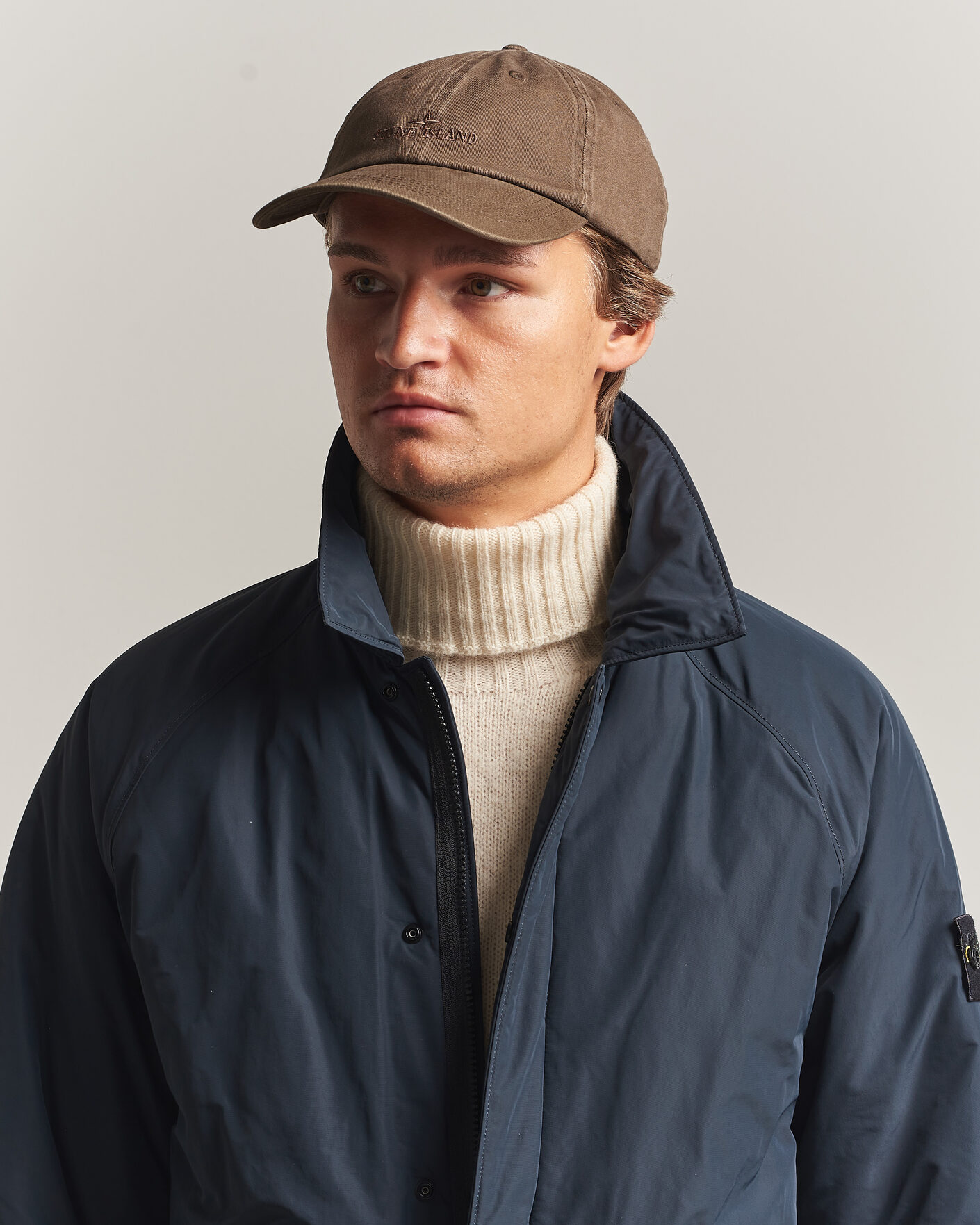 Heren | Hoeden en petten | Stone Island | Brushed Cotton Gabardine Cap Umber