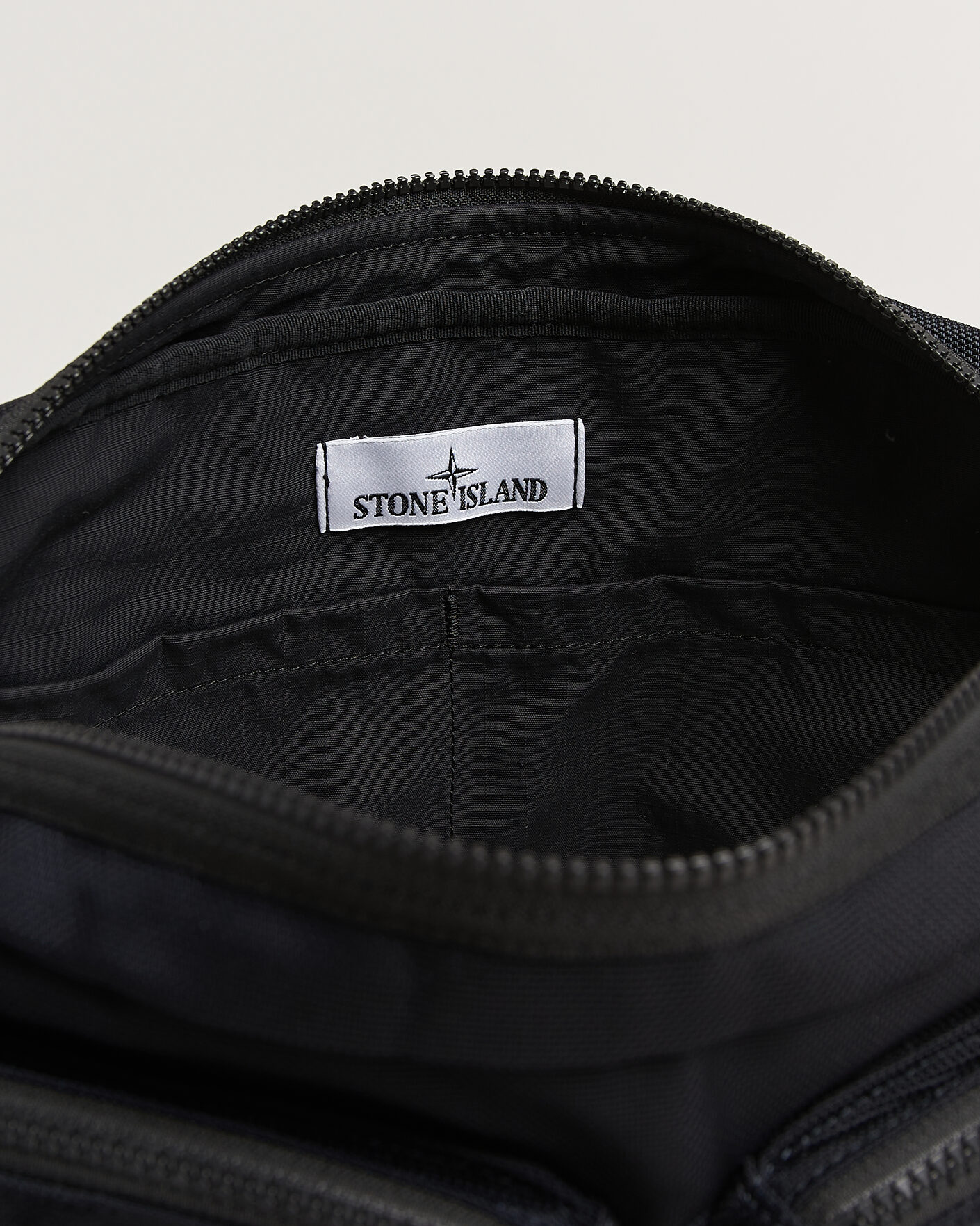Heren | Tassen | Stone Island | Nylon Panama Shoulder Bag Navy Blue