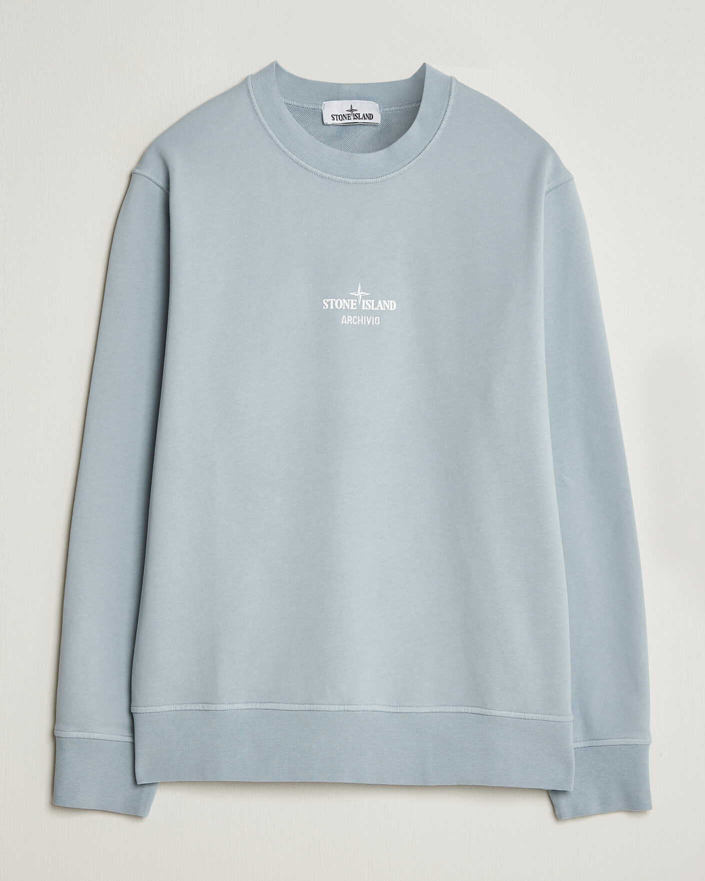Heren | Truien | Stone Island | Cotton Fleece Archivio Print Sweatshirt Ash Grey