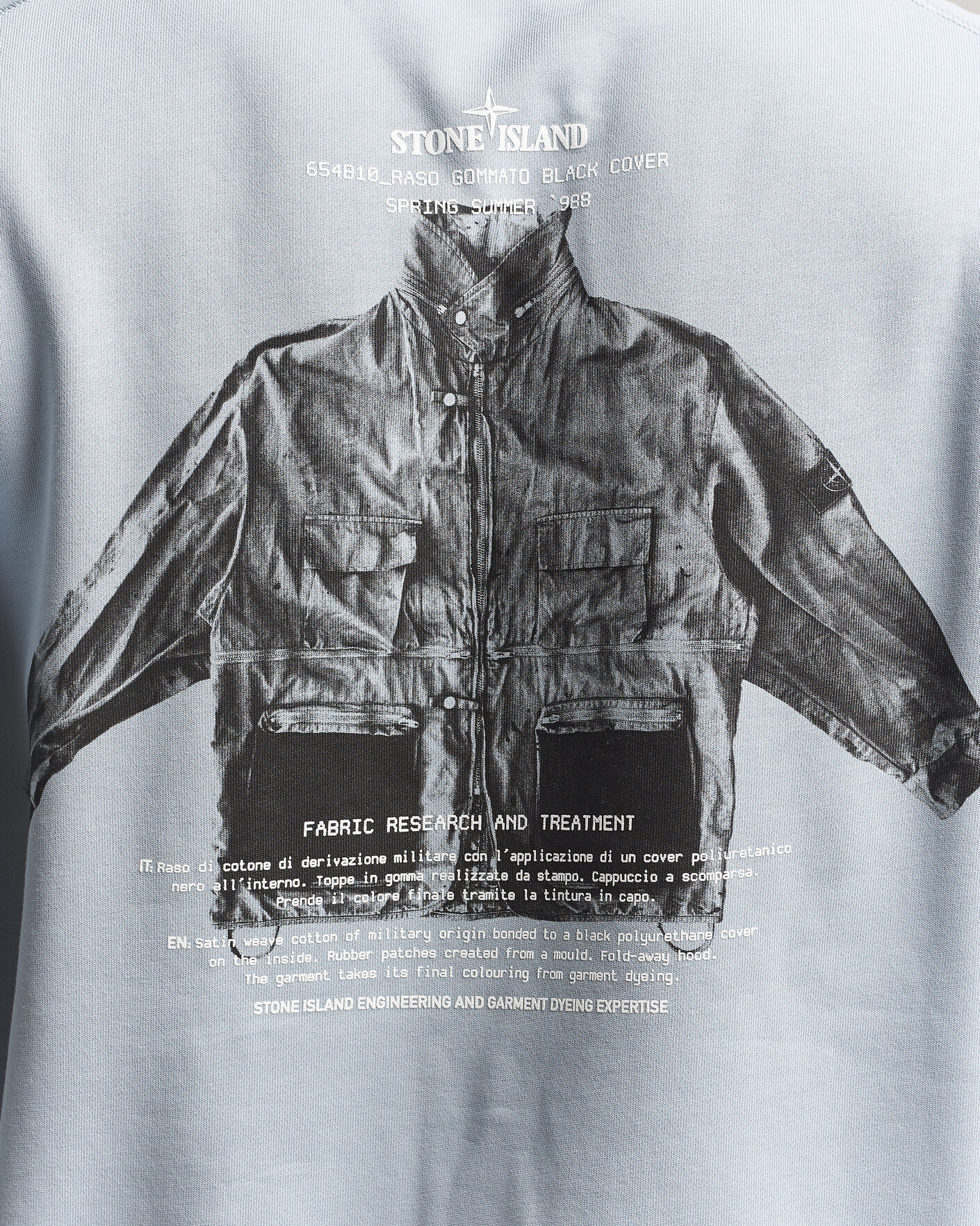 Heren | Truien | Stone Island | Cotton Fleece Archivio Print Sweatshirt Ash Grey