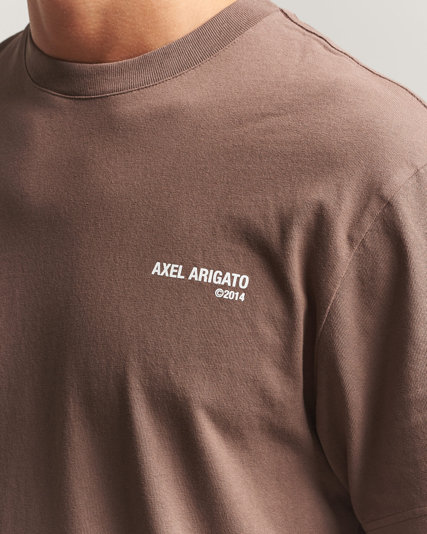 Heren | T-shirts | Axel Arigato | Legacy T-Shirt Coffee Brown