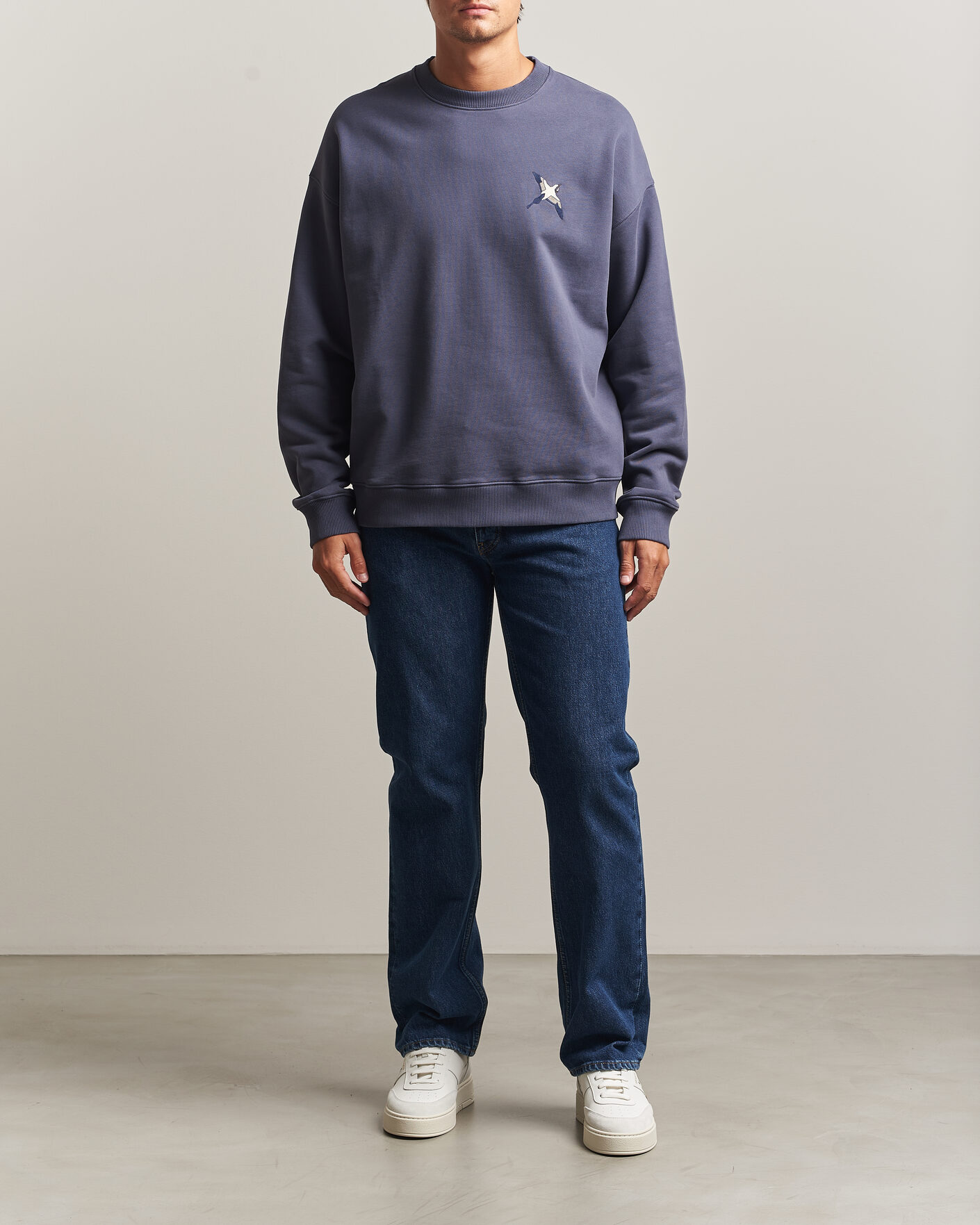 Heren | Truien | Axel Arigato | Micro Bee Bird Sweatshirt Smoke Grey