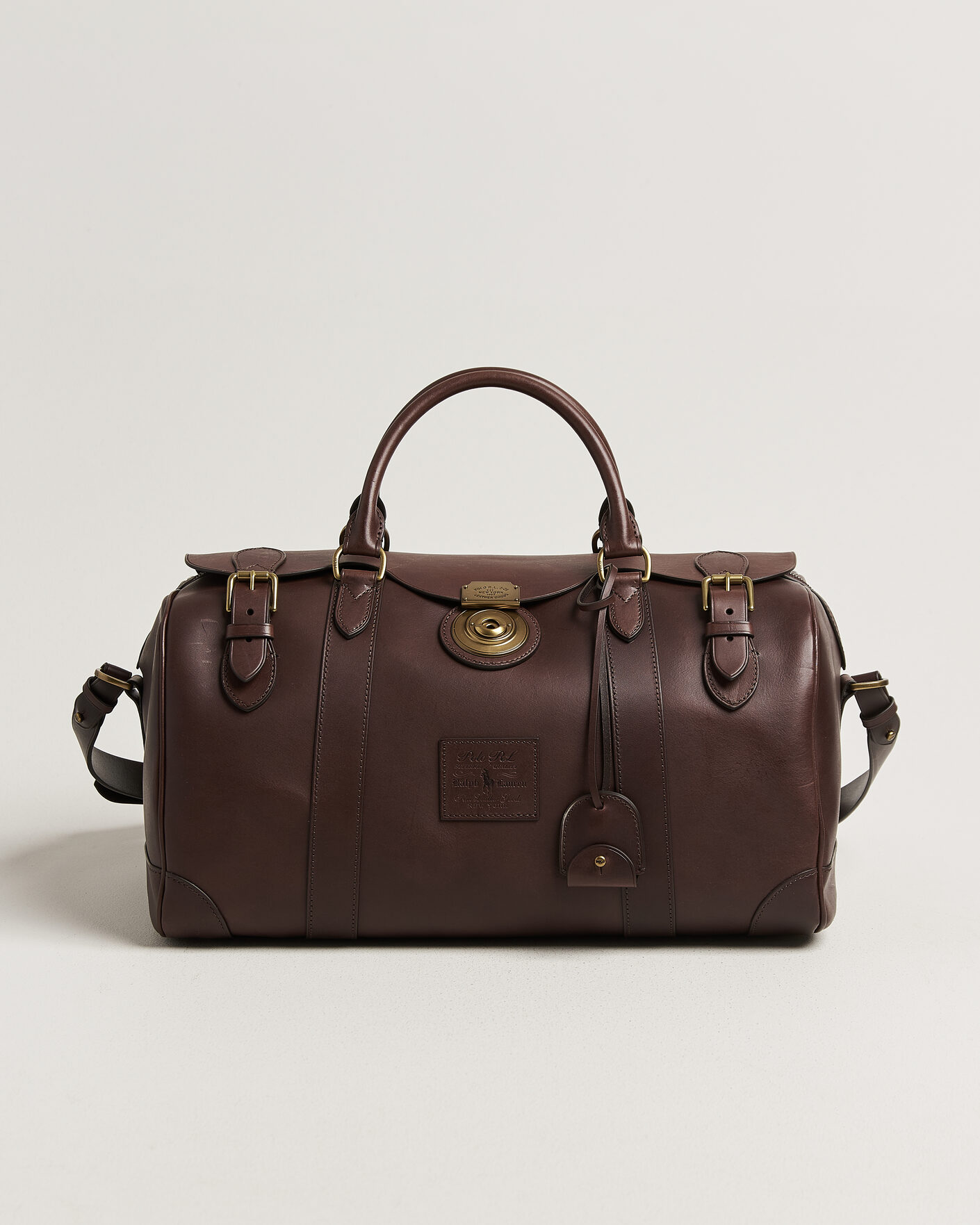 Heren | Tassen | Polo Ralph Lauren | Leather Duffle Bag Burnished Brown