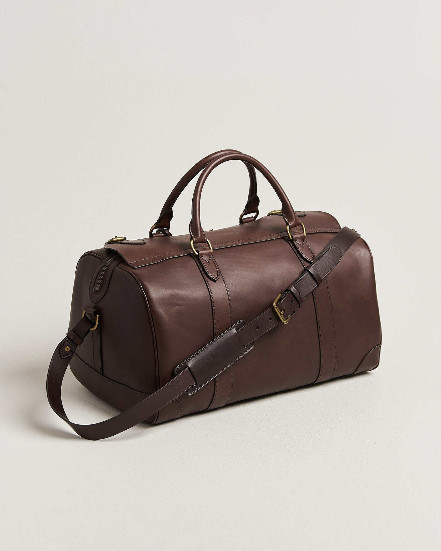 Heren | Tassen | Polo Ralph Lauren | Leather Duffle Bag Burnished Brown