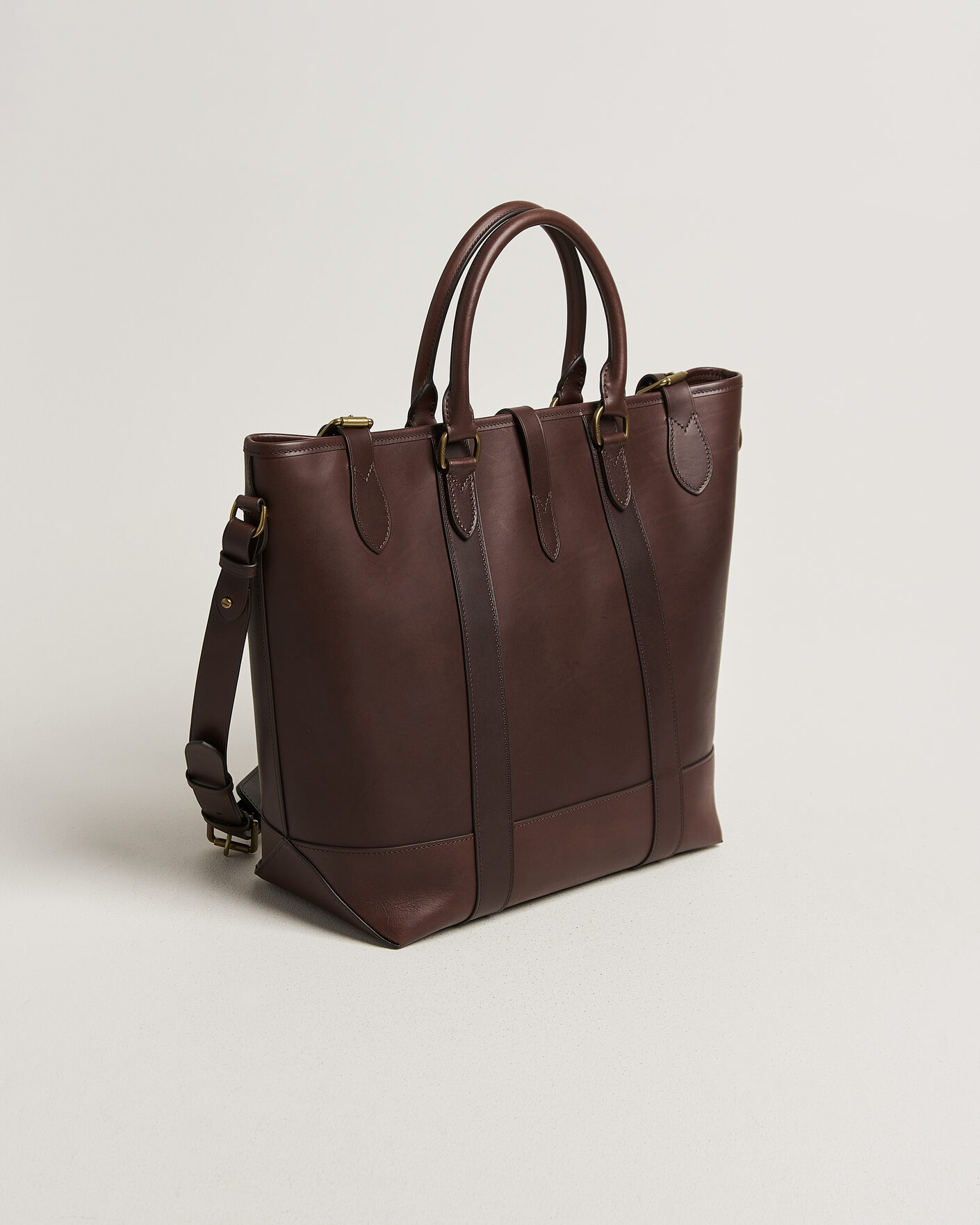 Heren | Tassen | Polo Ralph Lauren | Leather Tote Bag Burnished Brown