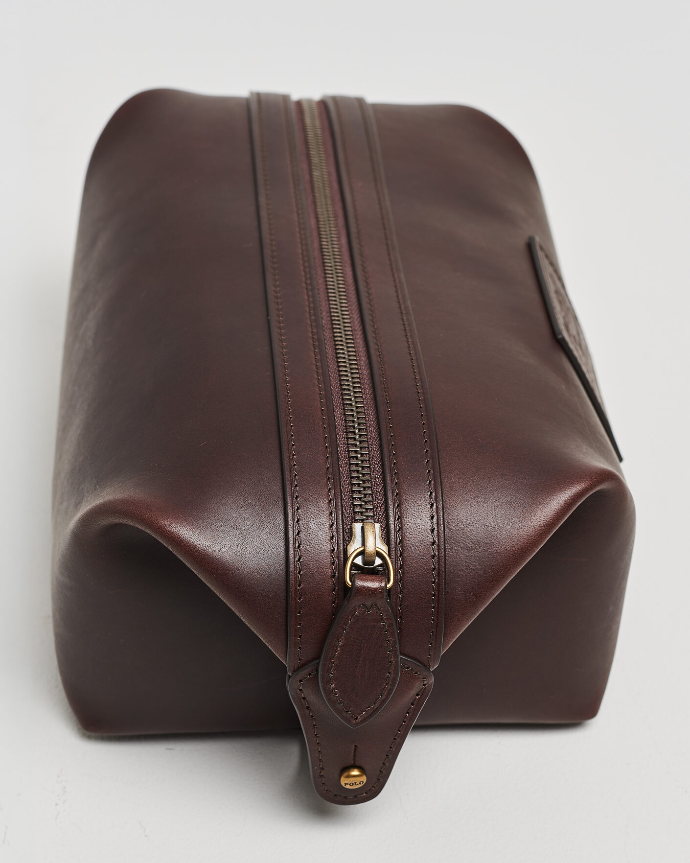Heren | Tassen | Polo Ralph Lauren | Leather Washbag Burnished Brown