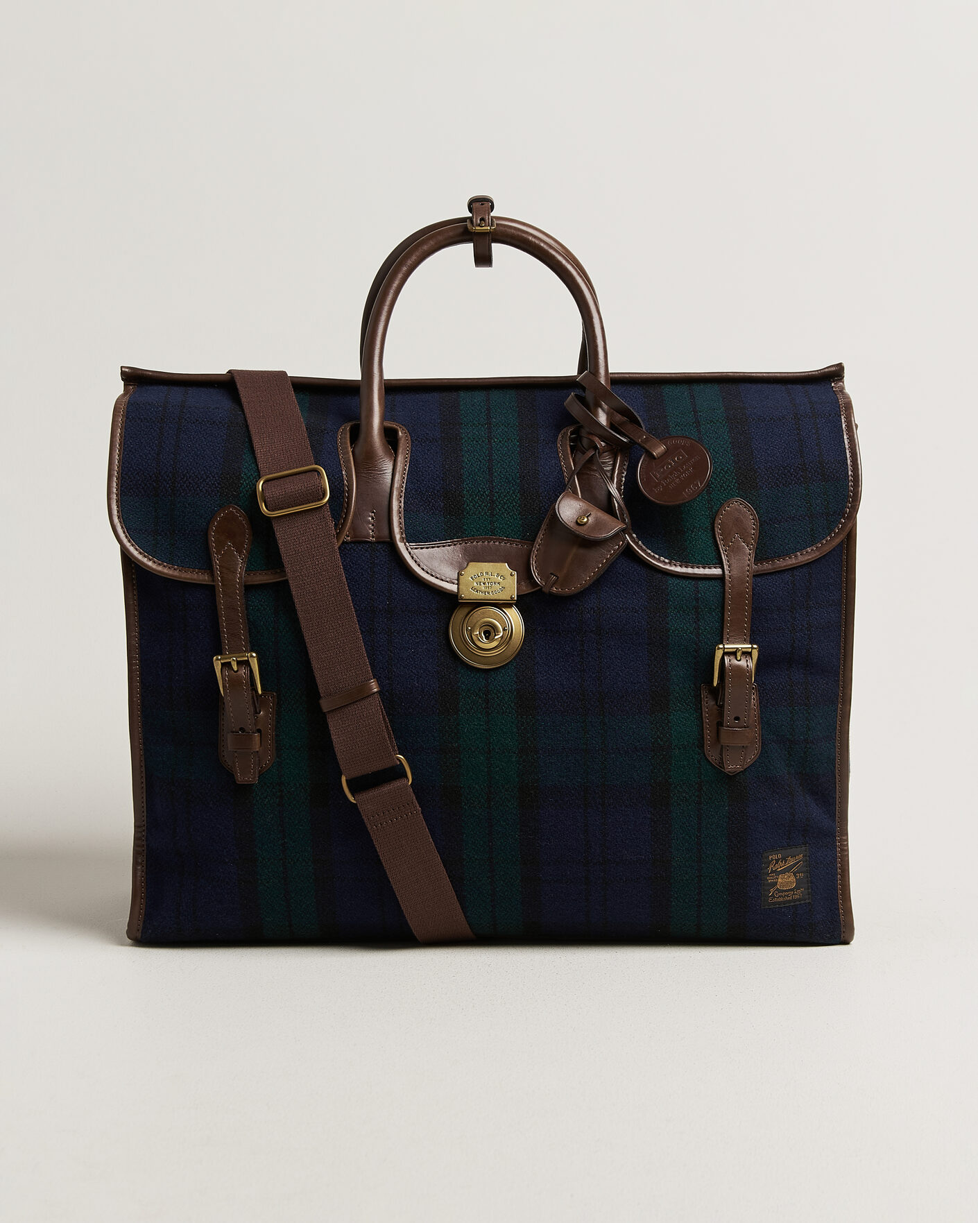 Heren | Tassen | Polo Ralph Lauren | Weekender Luggage Bag Blue/Green Multi