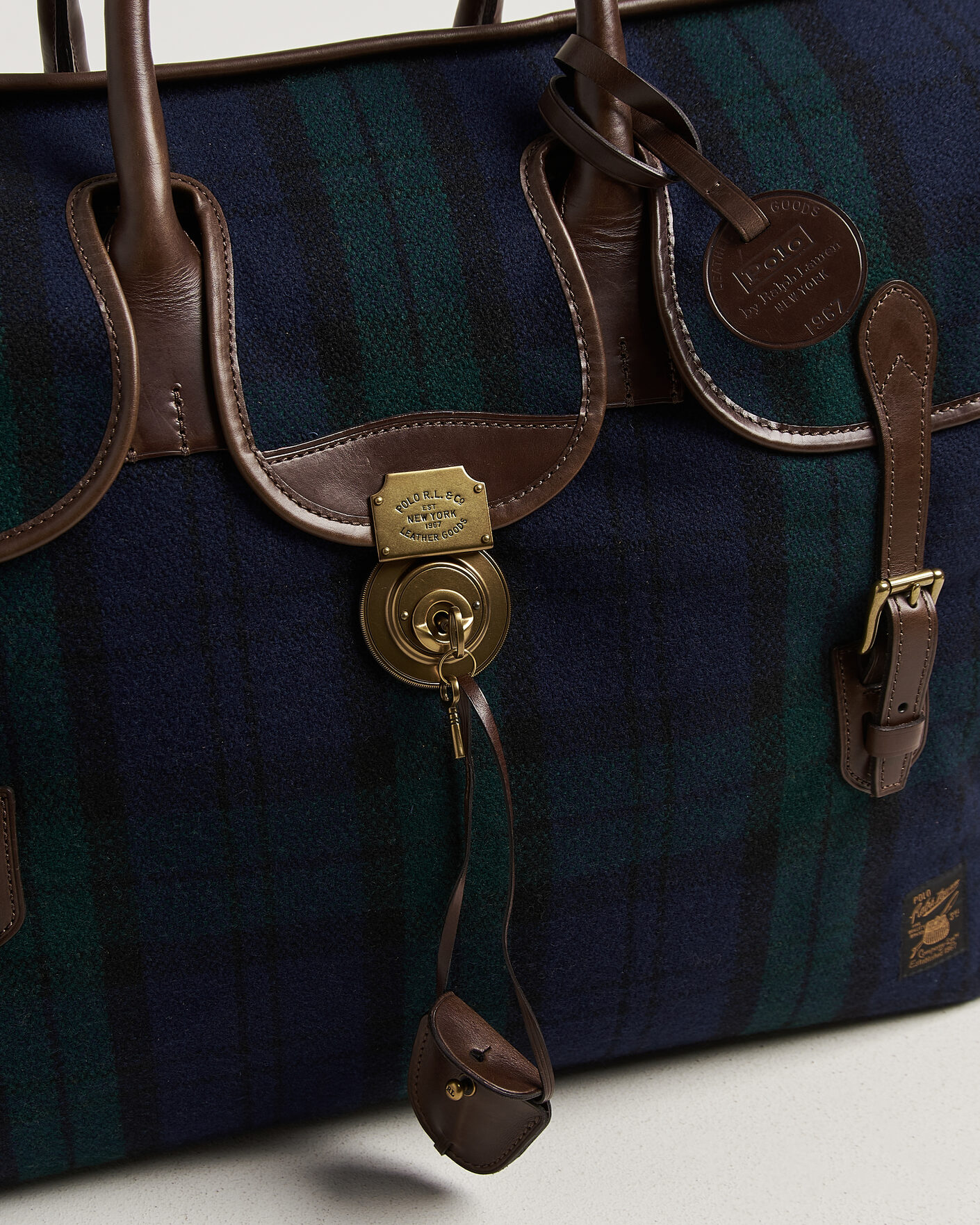 Heren | Tassen | Polo Ralph Lauren | Weekender Luggage Bag Blue/Green Multi
