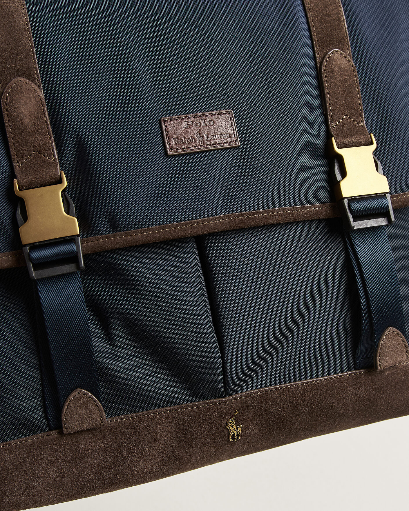 Heren | Tassen | Polo Ralph Lauren | Messenger Duffle Bag Newport Navy/Brown