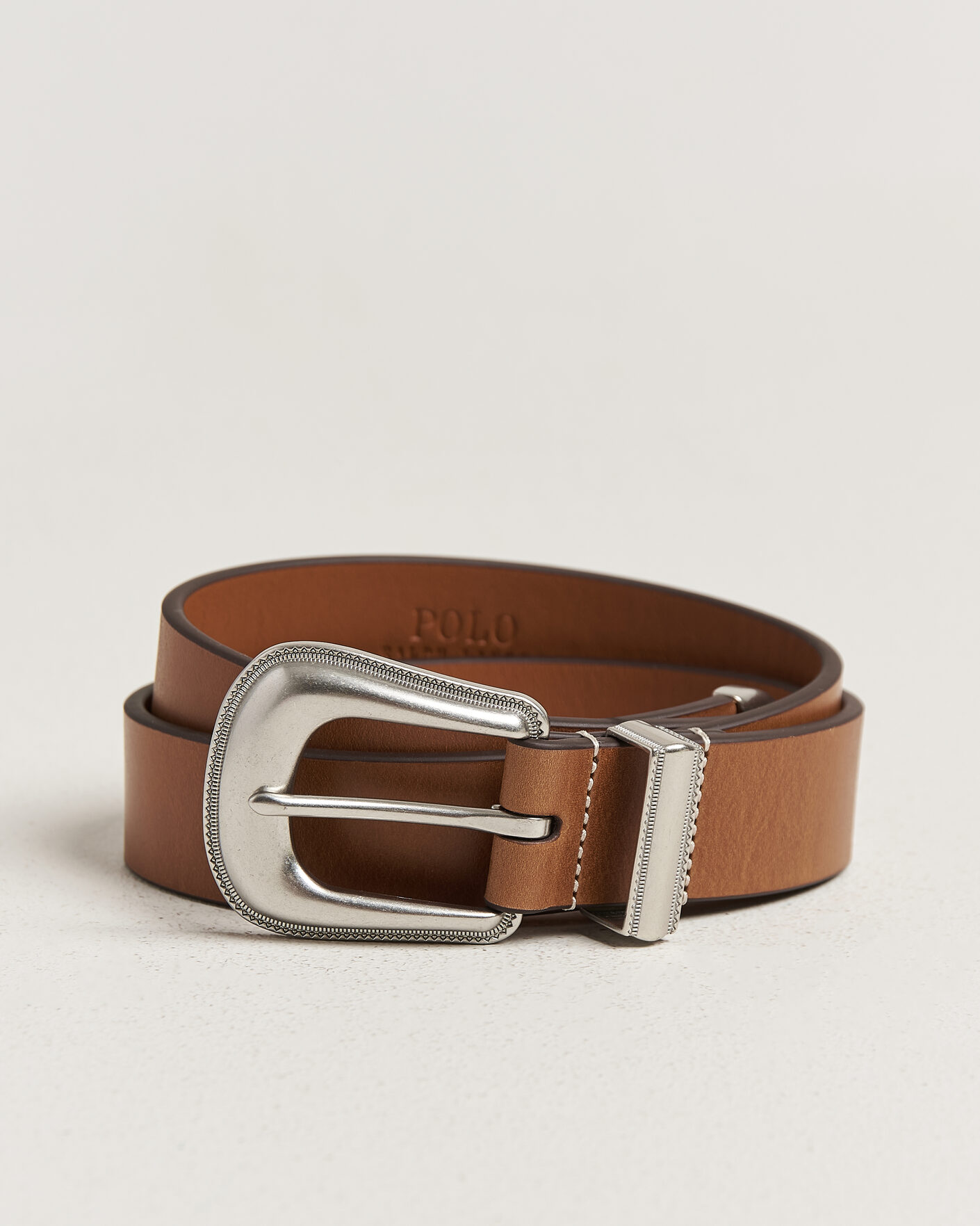 Heren | Riemen | Polo Ralph Lauren | Western Denim Belt Tan