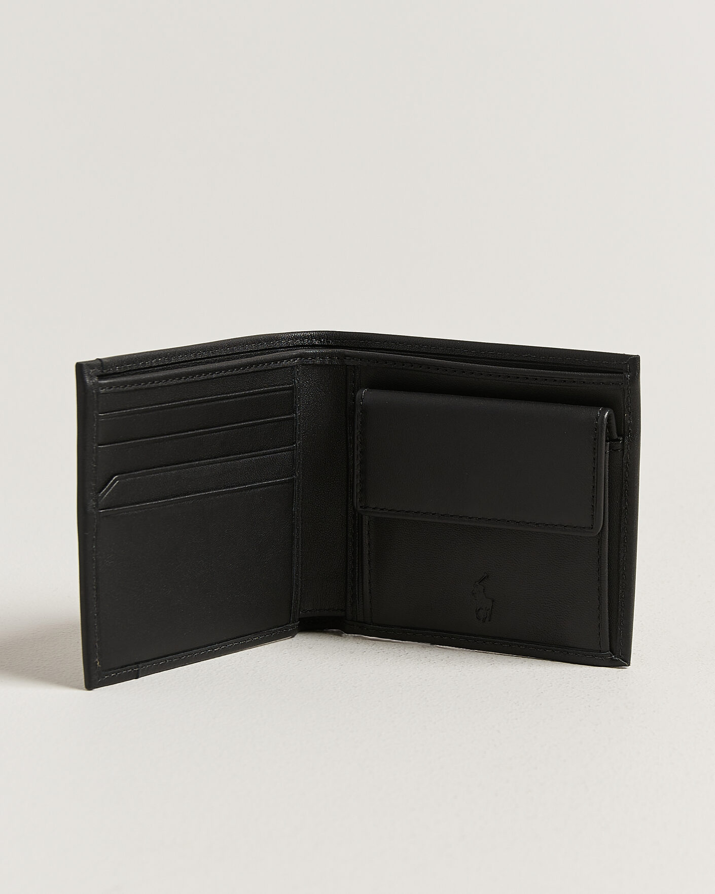 Heren | Portemonnees | Polo Ralph Lauren | Smooth Leather Wallet Black