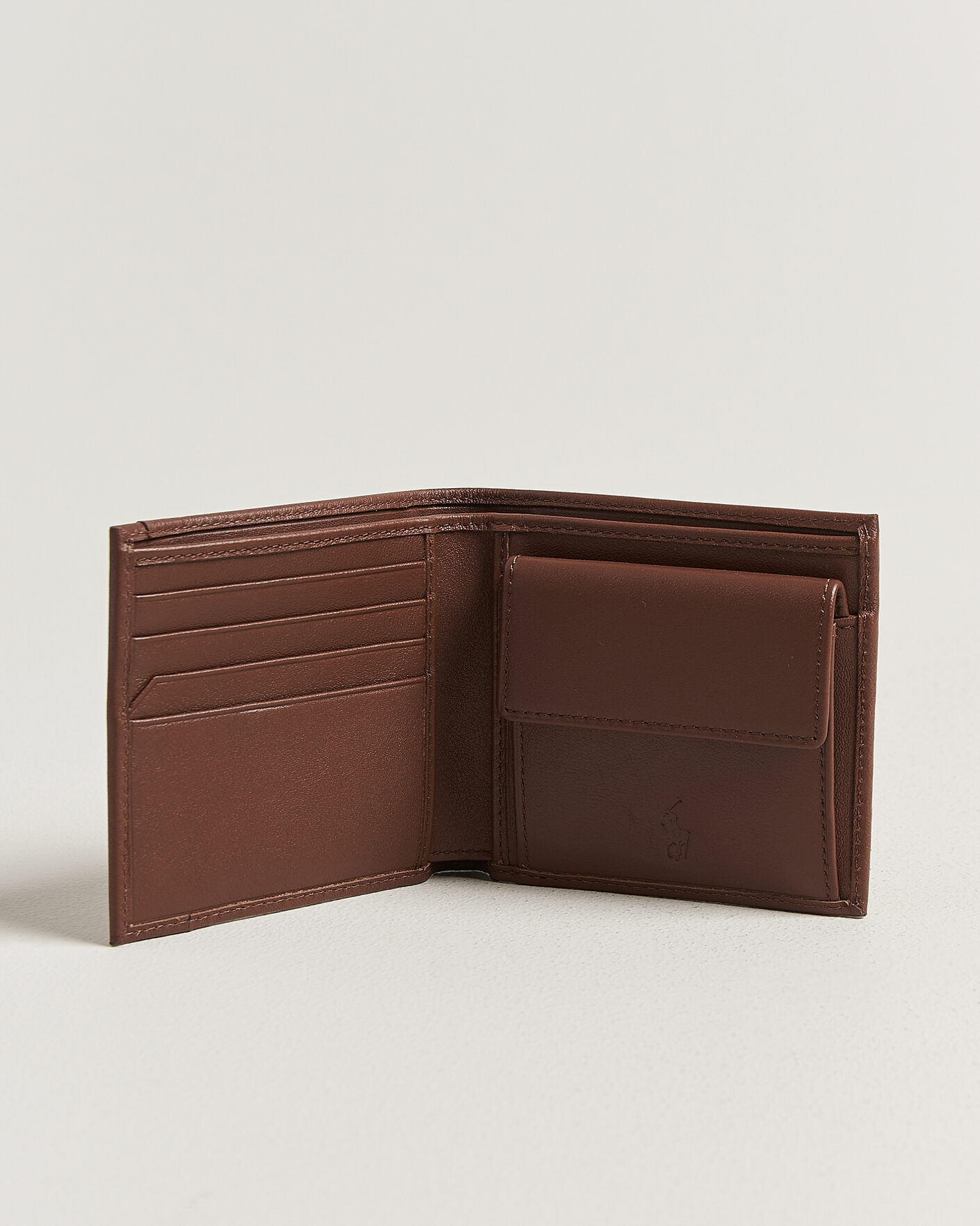 Heren | Portemonnees | Polo Ralph Lauren | Smooth Leather Wallet Saddle