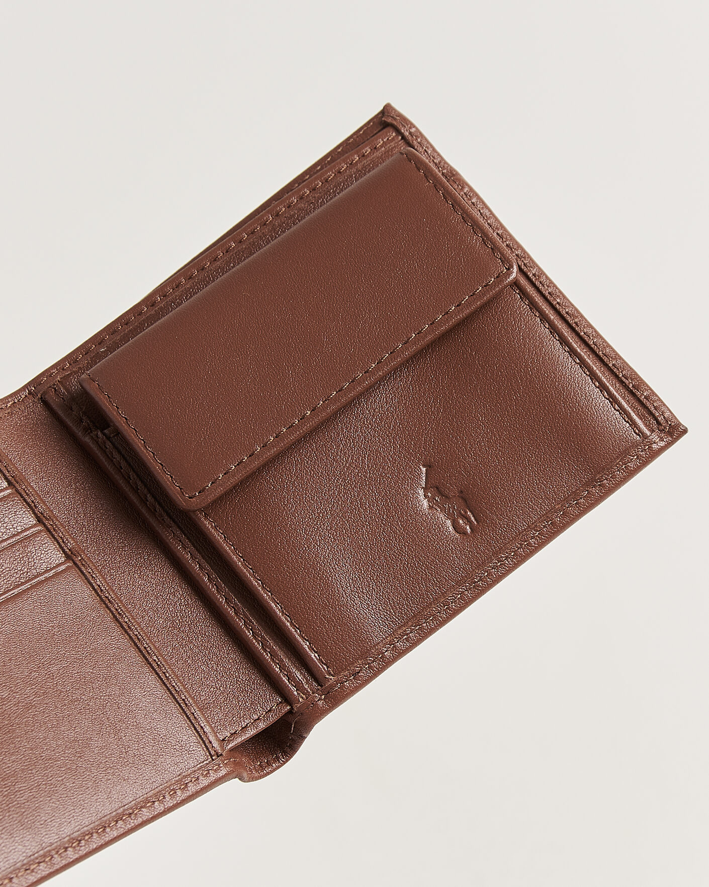 Heren | Portemonnees | Polo Ralph Lauren | Smooth Leather Wallet Saddle