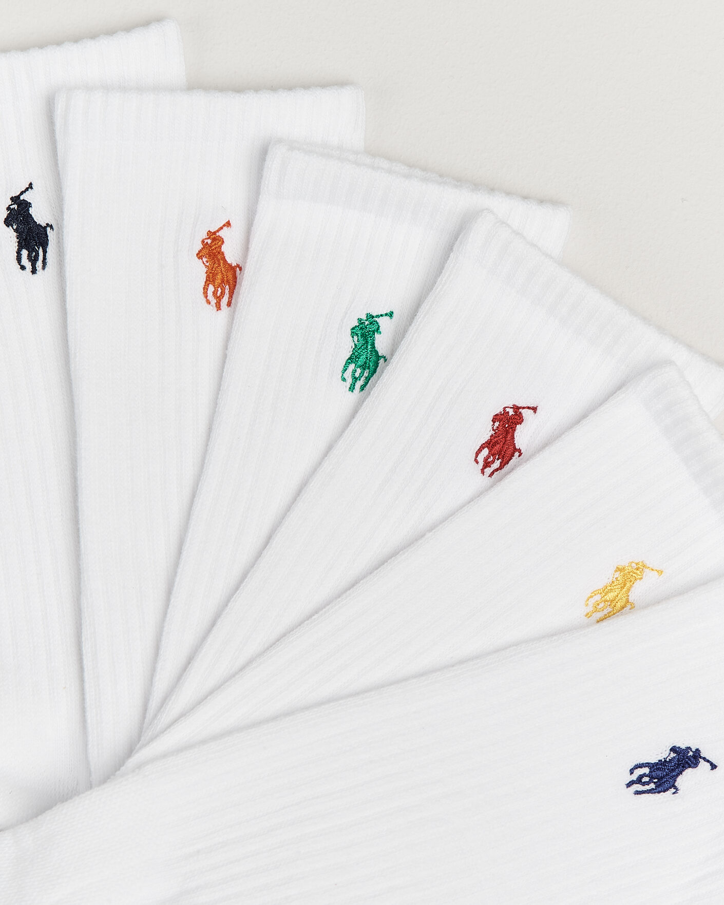 Heren | Ondergoed | Polo Ralph Lauren | 6-Pack Performance Crew Socks White