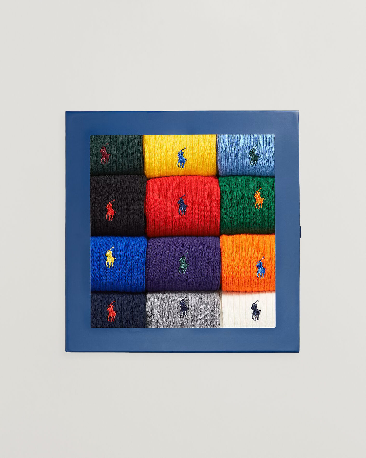 Heren | Ondergoed | Polo Ralph Lauren | Polo Ralph Lauren12-Pack Ribbed Cotton Sock Gift BoxMulti