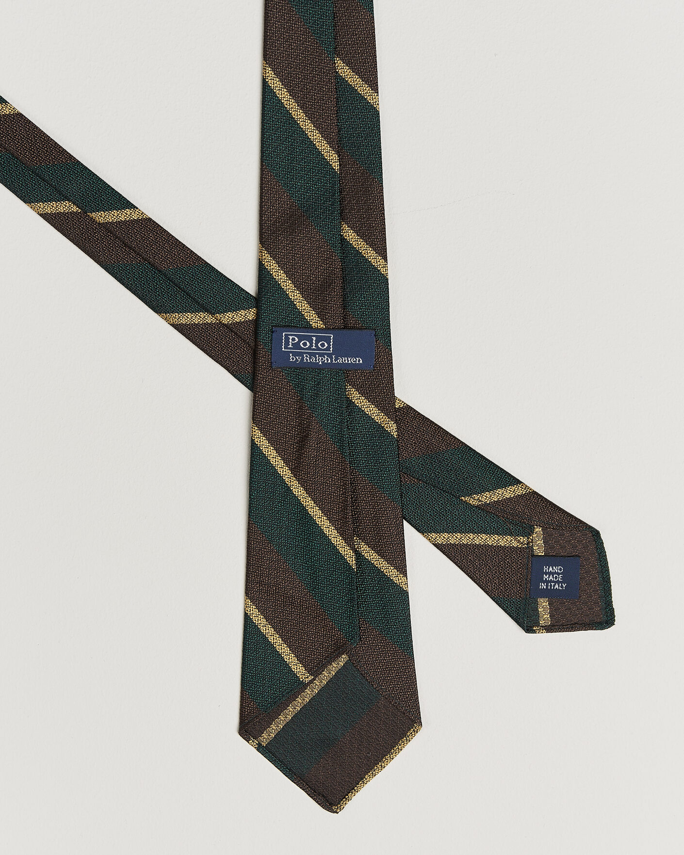 Heren | Stropdassen | Polo Ralph Lauren | Striped Vintage Tie Brown/Green