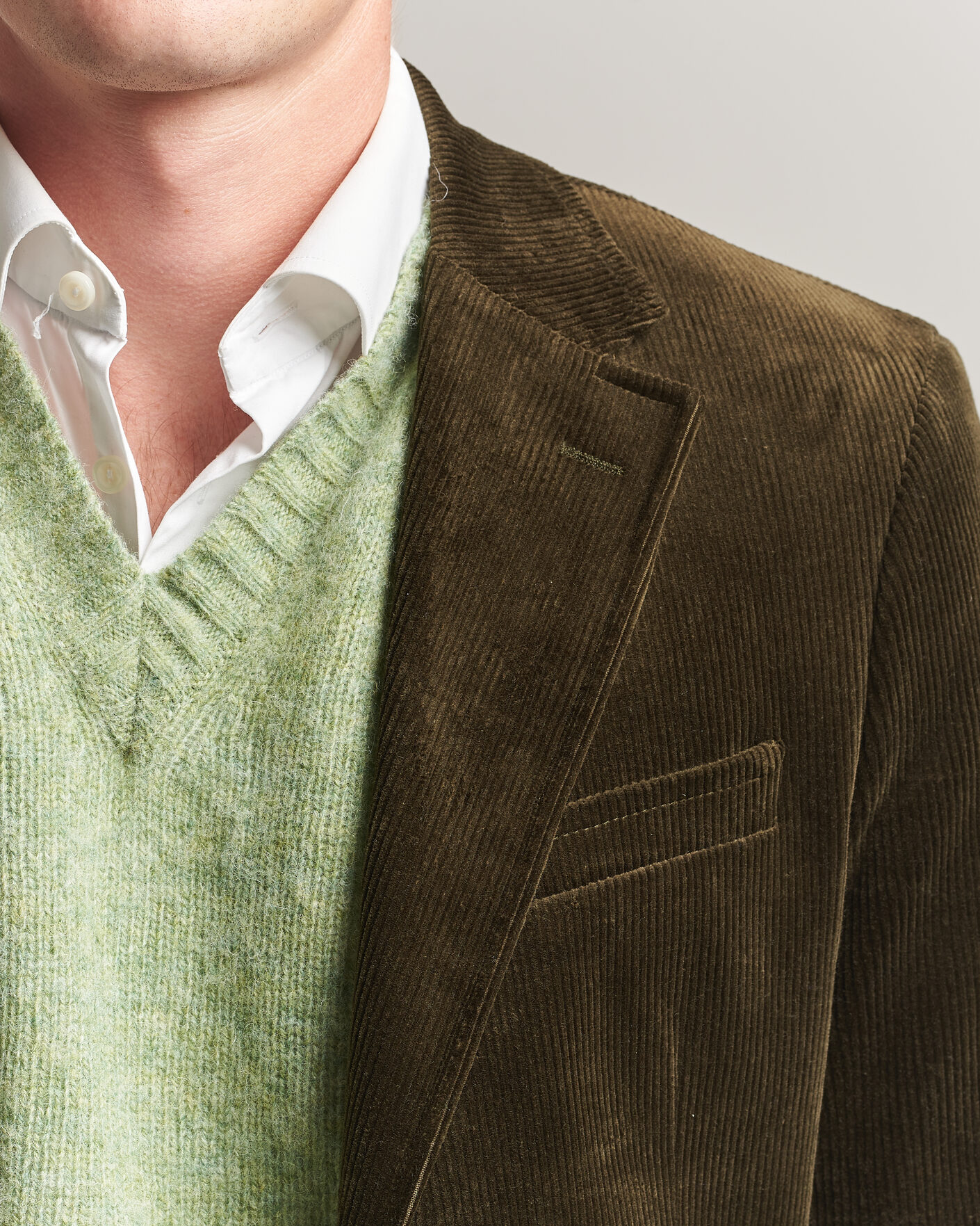 Heren | Blazers | Polo Ralph Lauren | Single Breasted Corduroy Sportcoat Fall Olive