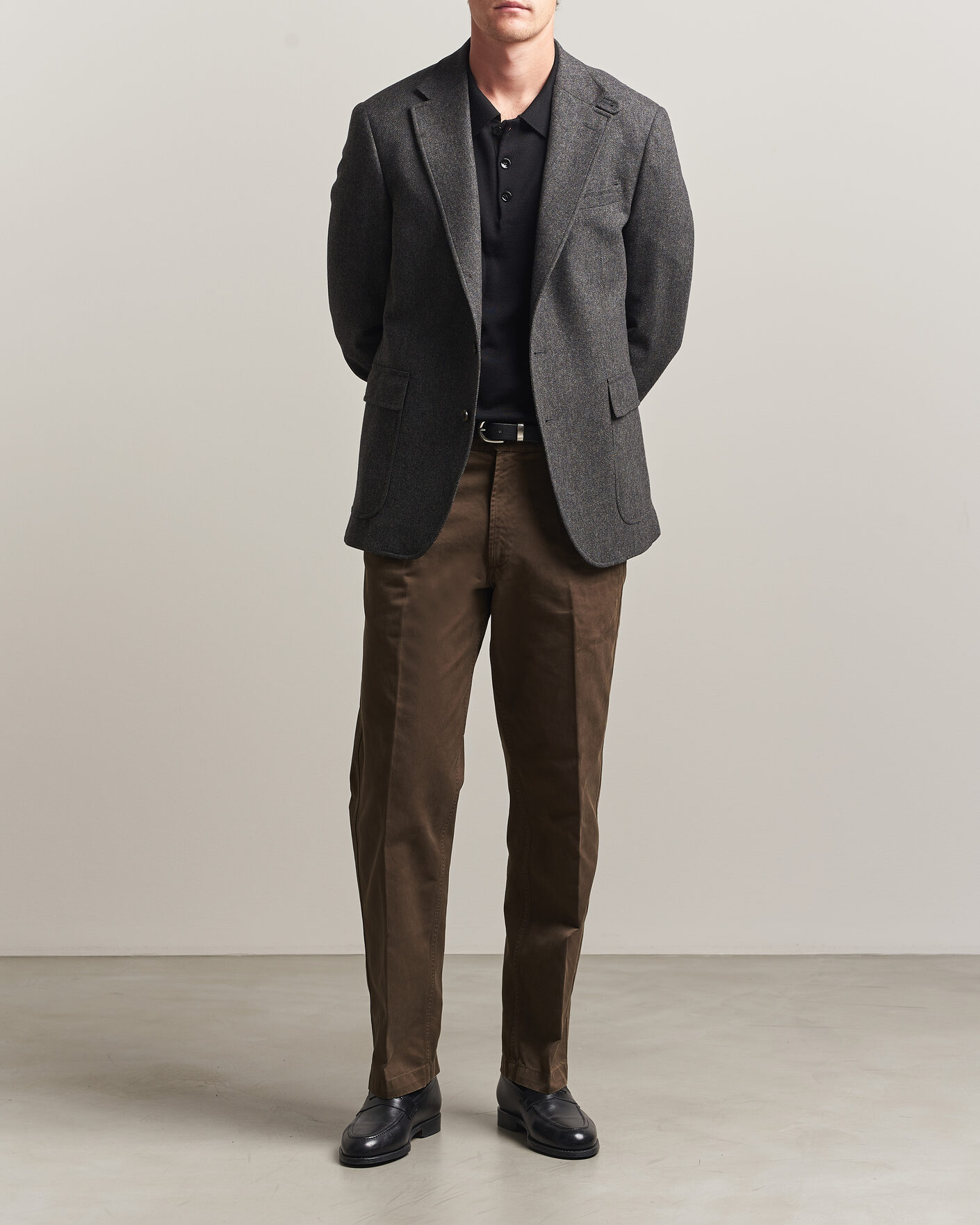 Heren | Blazers | Polo Ralph Lauren | Tonal Broken Twill Sportcoat Charcoal