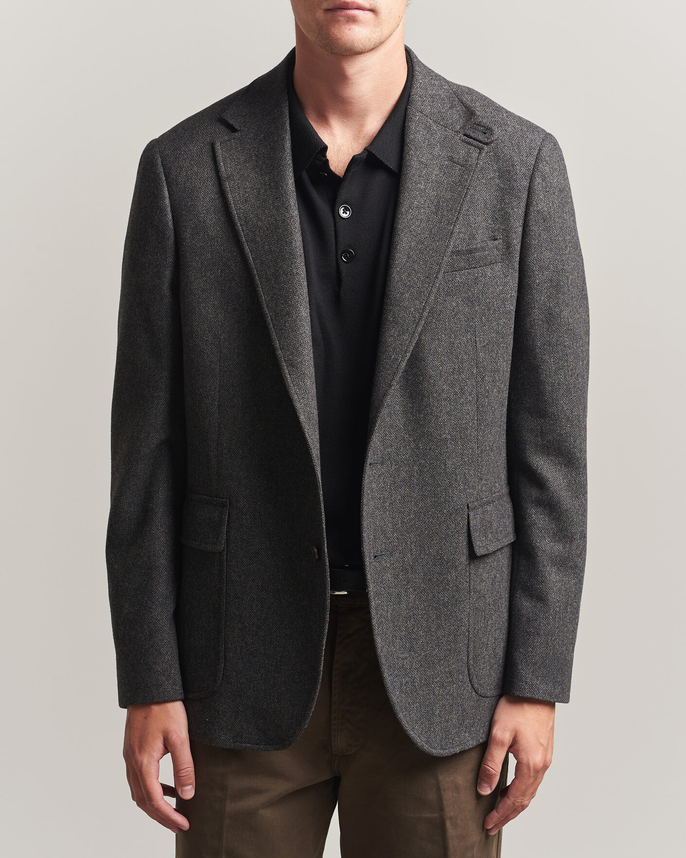 Heren | Blazers | Polo Ralph Lauren | Tonal Broken Twill Sportcoat Charcoal