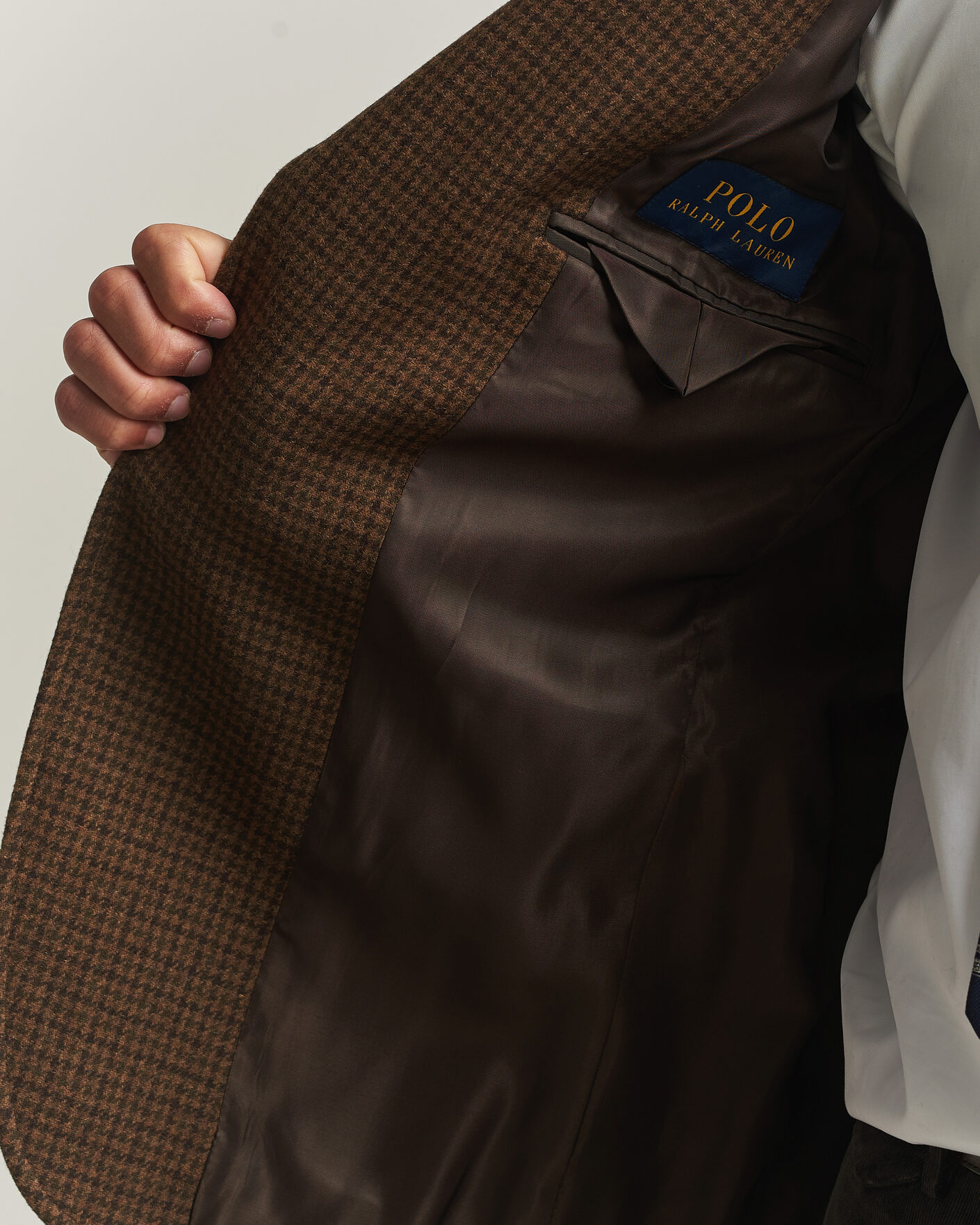 Heren | Blazers | Polo Ralph Lauren | Guncheck Woven Sportcoat Brown/Olive