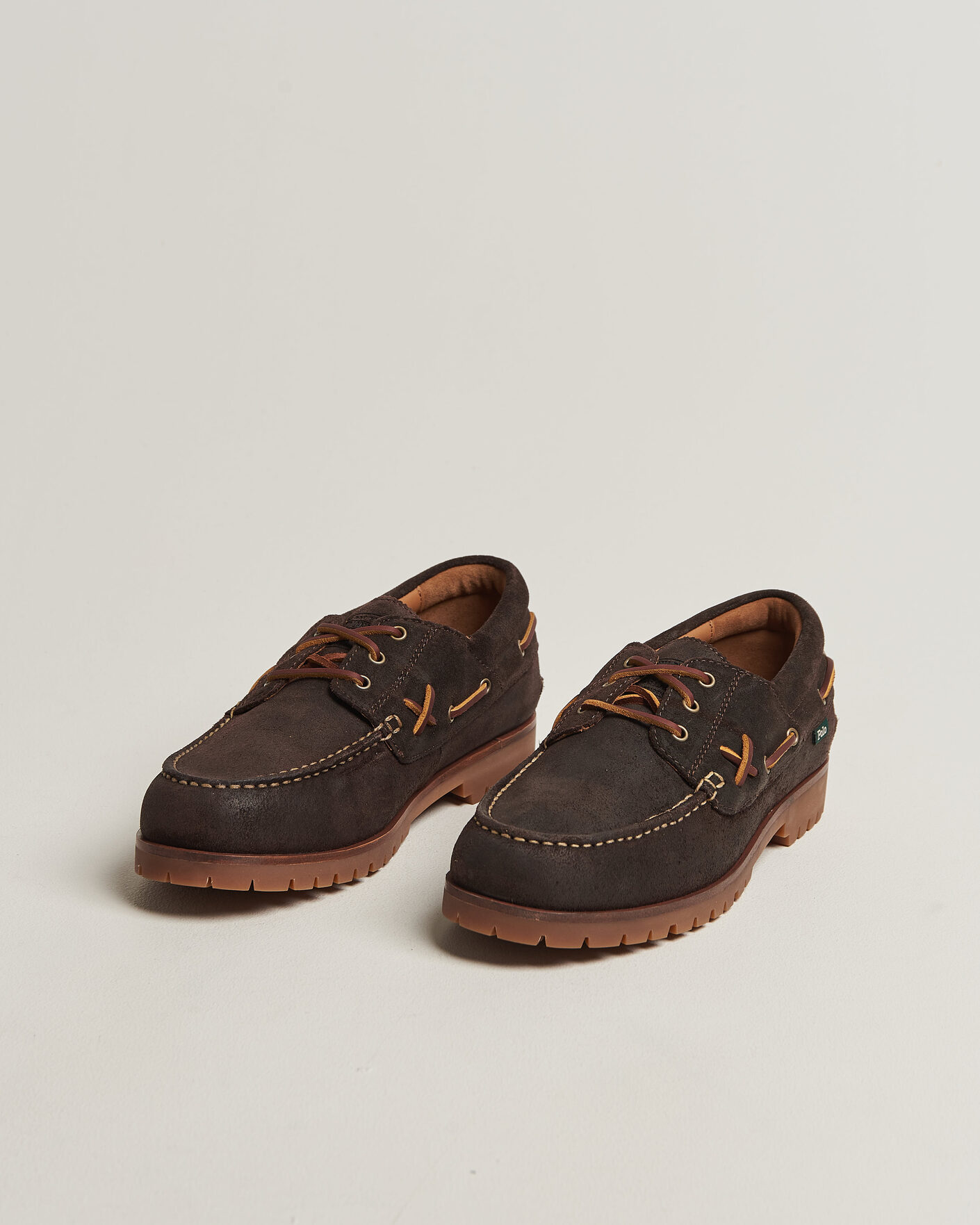 Heren | Instappers | Polo Ralph Lauren | Ranger Deck Suede Boat Shoe Dark Chocolate