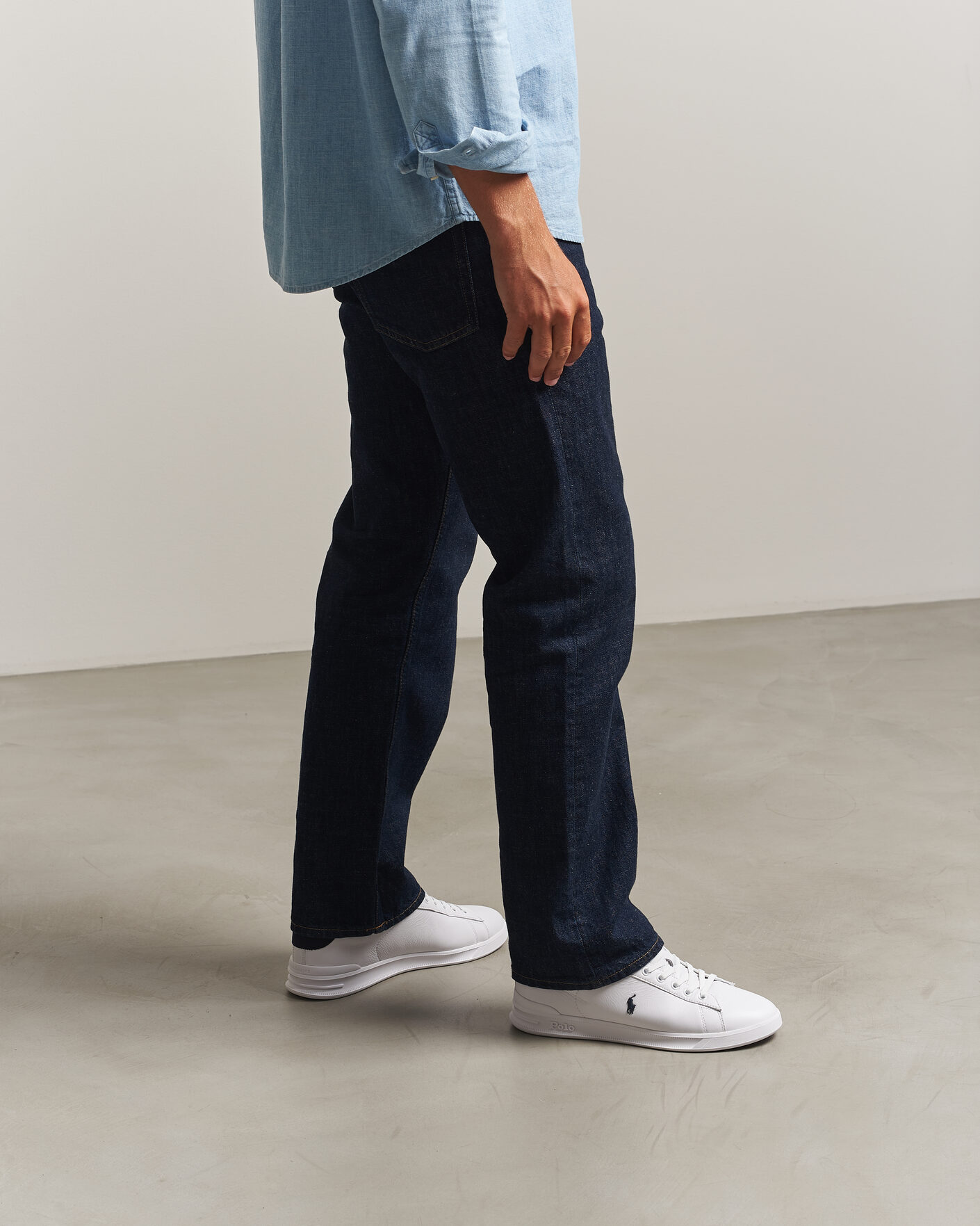 Heren | Sneakers | Polo Ralph Lauren | Heritage Court III Sneakers White/Navy