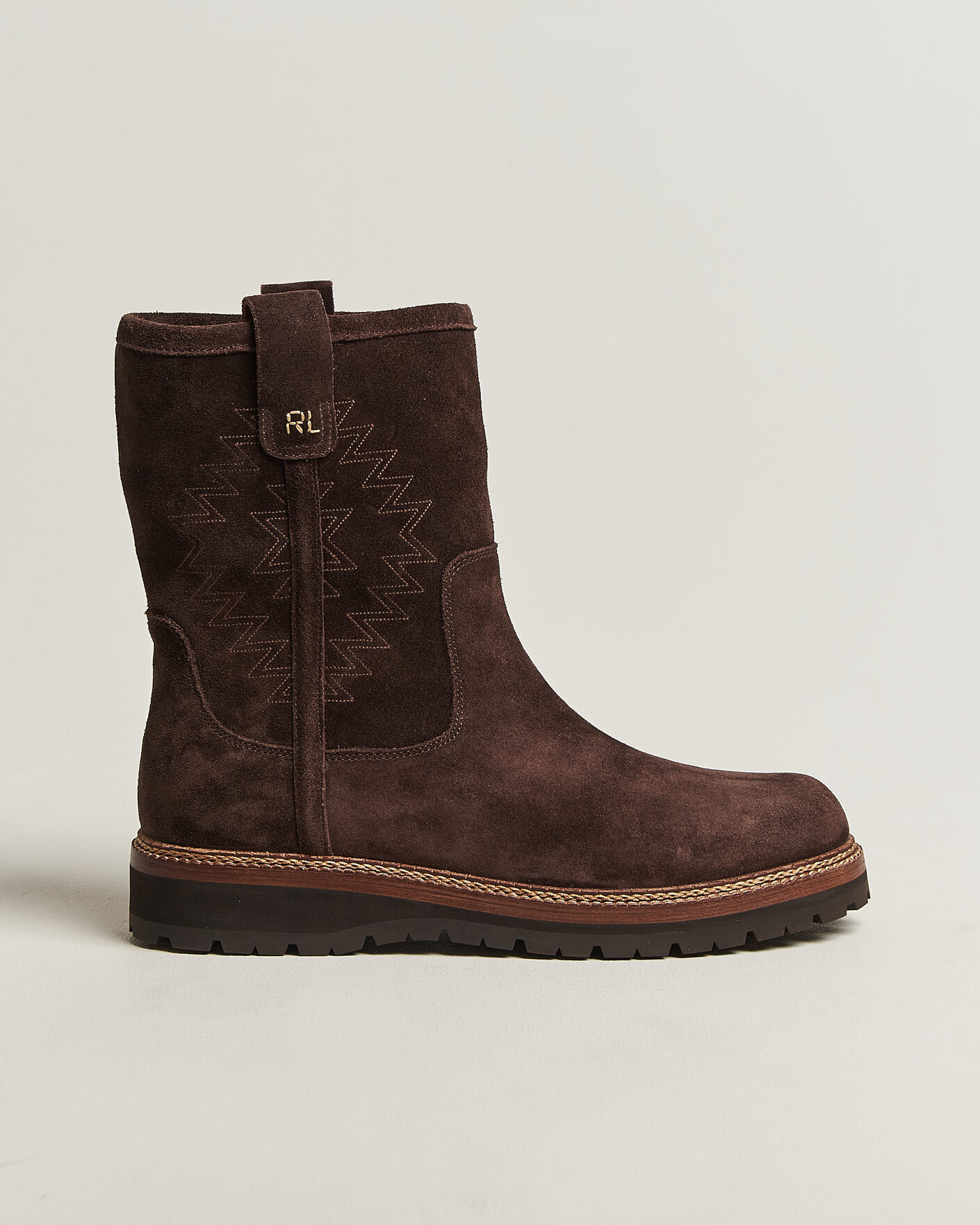 Heren | Laarzen | Polo Ralph Lauren | Alpine Pullover Boot Dark Chocolate