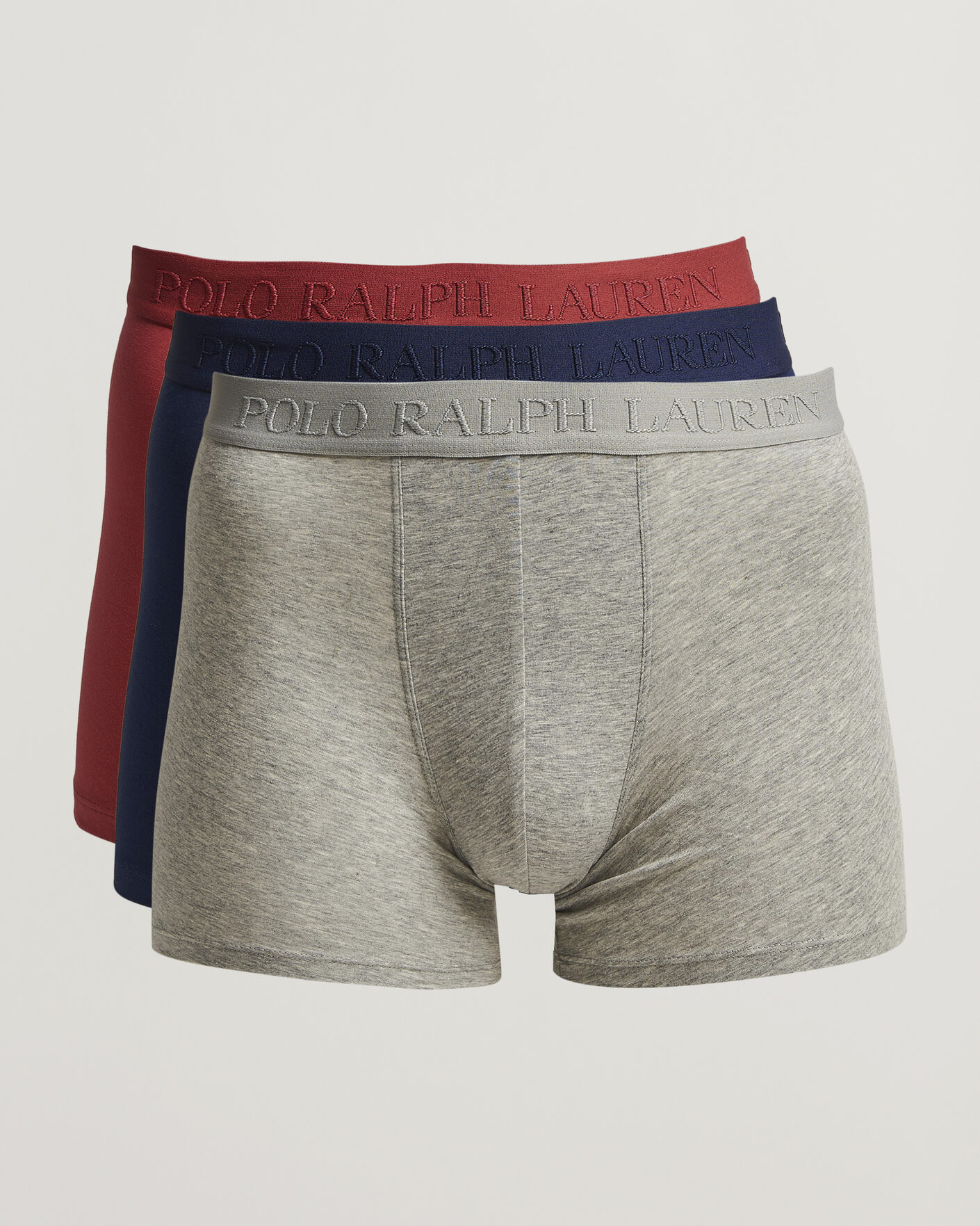 Heren | Ondergoed | Polo Ralph Lauren | 3-Pack Boxer Briefs Navy/Red/Grey