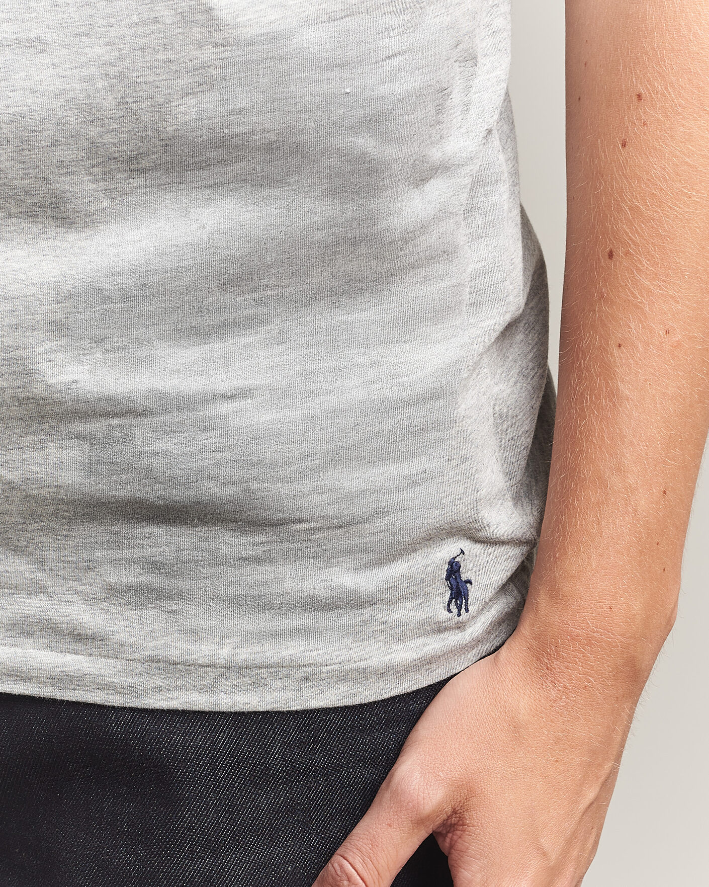 Heren | T-shirts | Polo Ralph Lauren | 3-Pack Crew Neck T-Shirt Grey/Navy/Blue