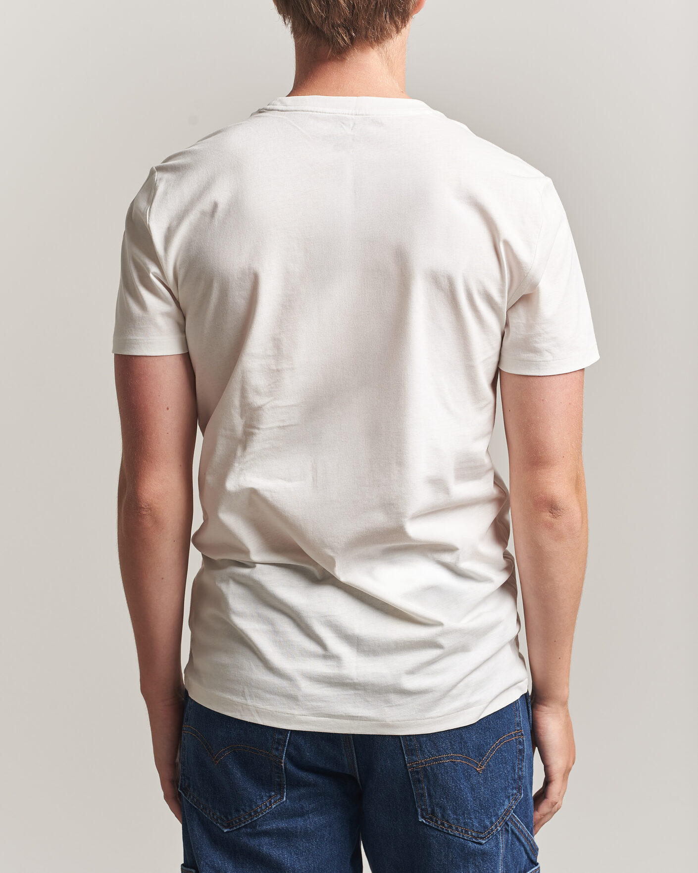 Heren | T-shirts | Polo Ralph Lauren | 3-Pack Crew Neck T-Shirt White/Blue/Light Blue