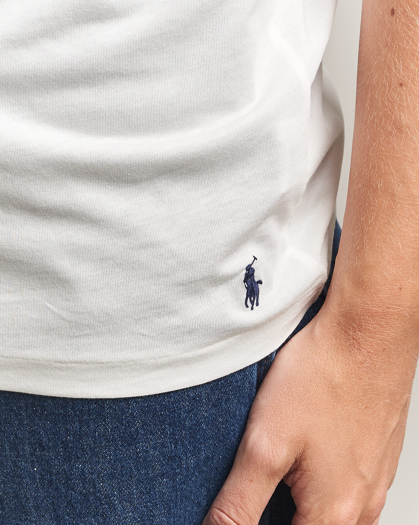 Heren | T-shirts | Polo Ralph Lauren | 3-Pack Crew Neck T-Shirt White/Blue/Light Blue