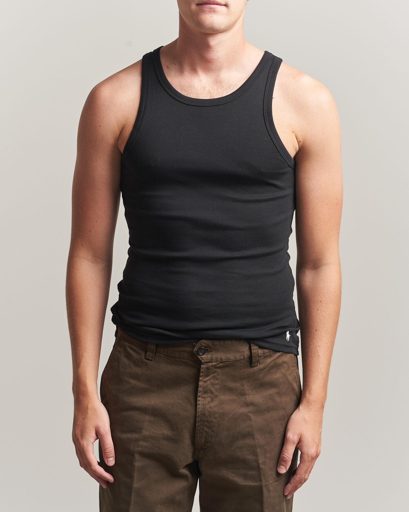 Heren | T-shirts | Polo Ralph Lauren | 2-Pack Tank Top Black/White